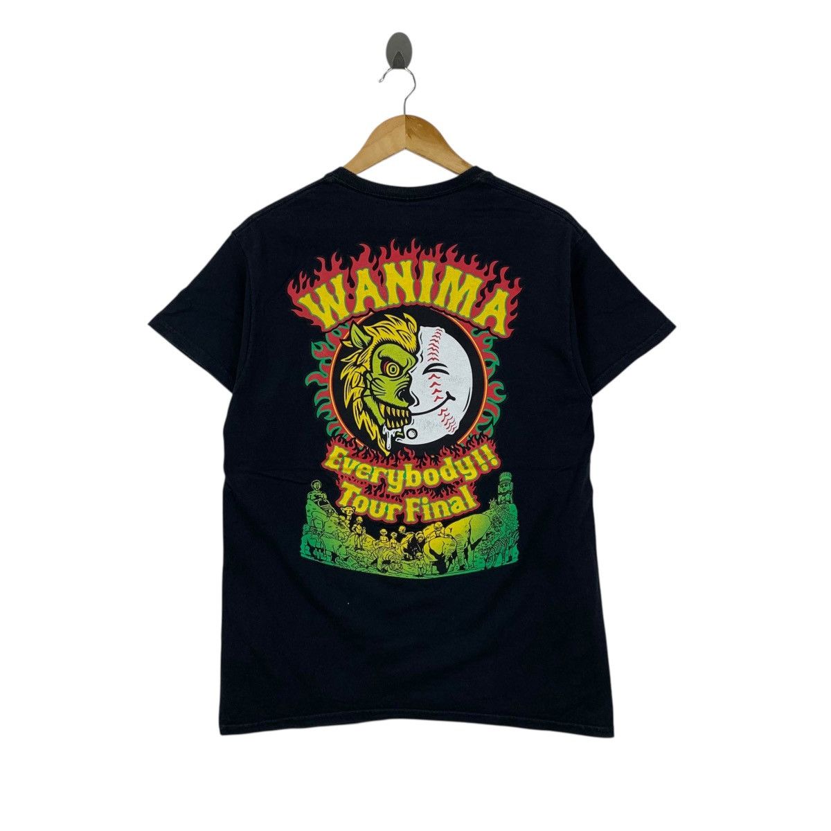 Vintage WANIMA Tour Final Japan Punk Rock Band Big Logo T-Shirt Size US M / EU 48-50 / 2 - 4 Thumbnail