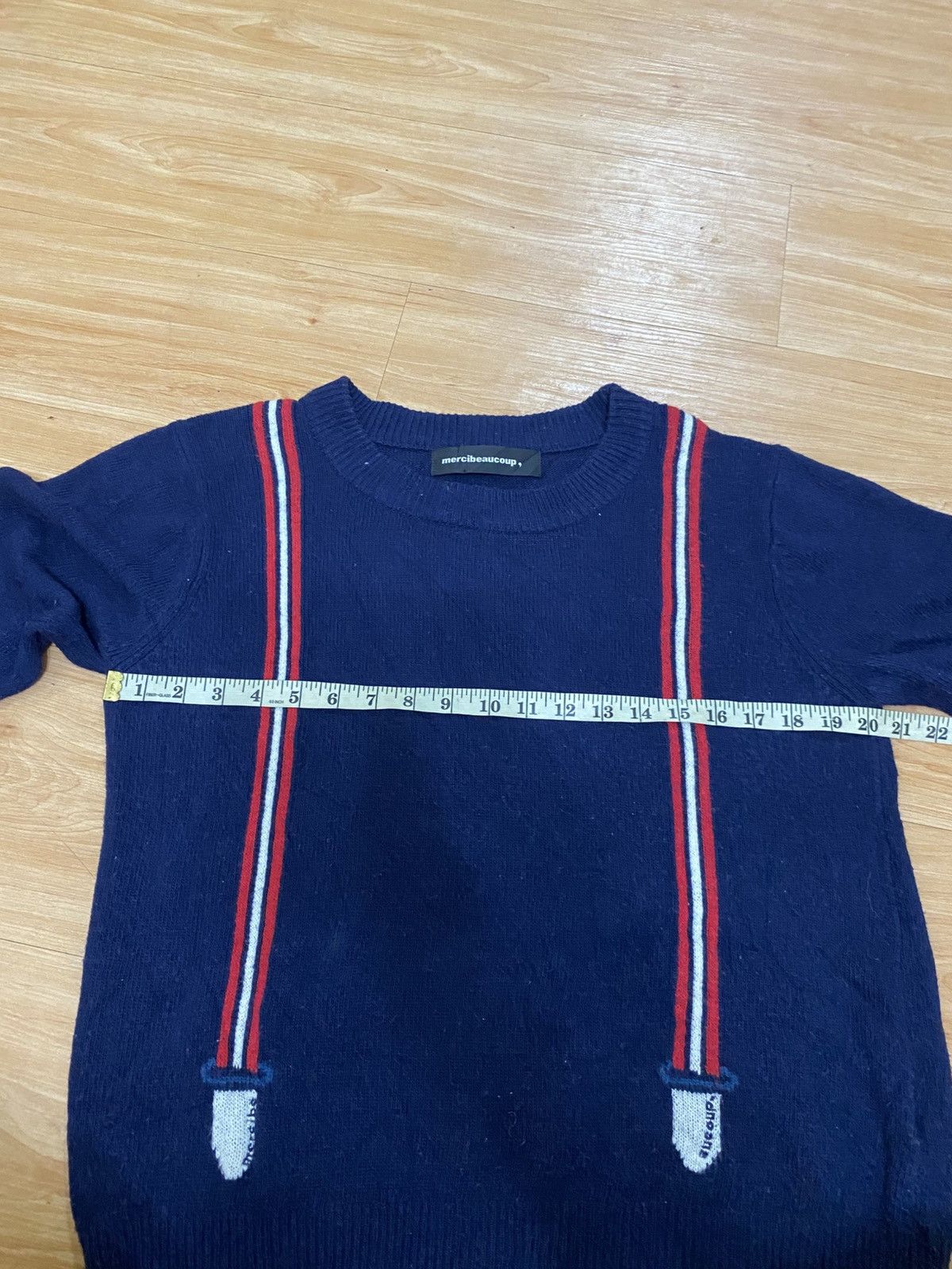 mercibeaucoup Mercibeaucoup issey miyake wool sweatshirt very rare Size US L / EU 52-54 / 3 - 7 Thumbnail