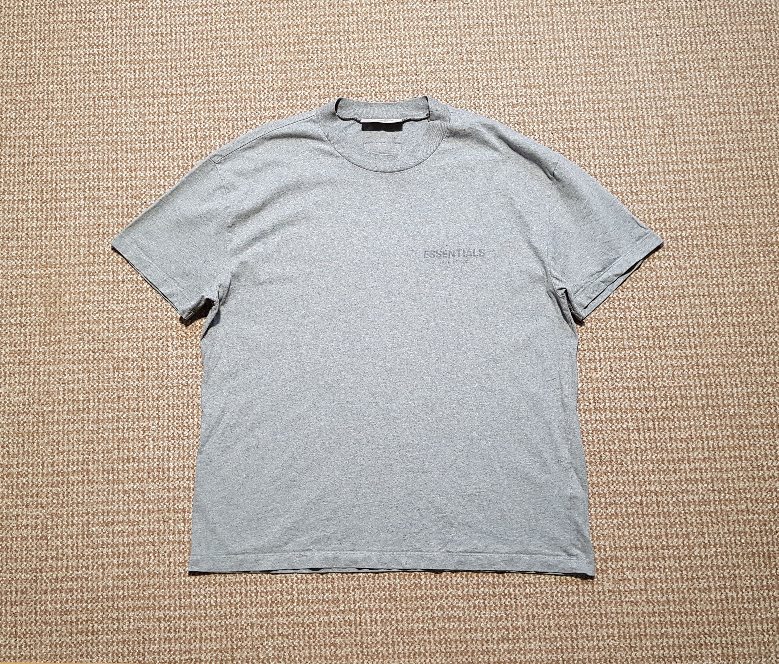 Essentials Essentials Fear of God Dark Oatmeal Short Sleeve T-Shirt Tee Size US L / EU 52-54 / 3 - 3 Thumbnail