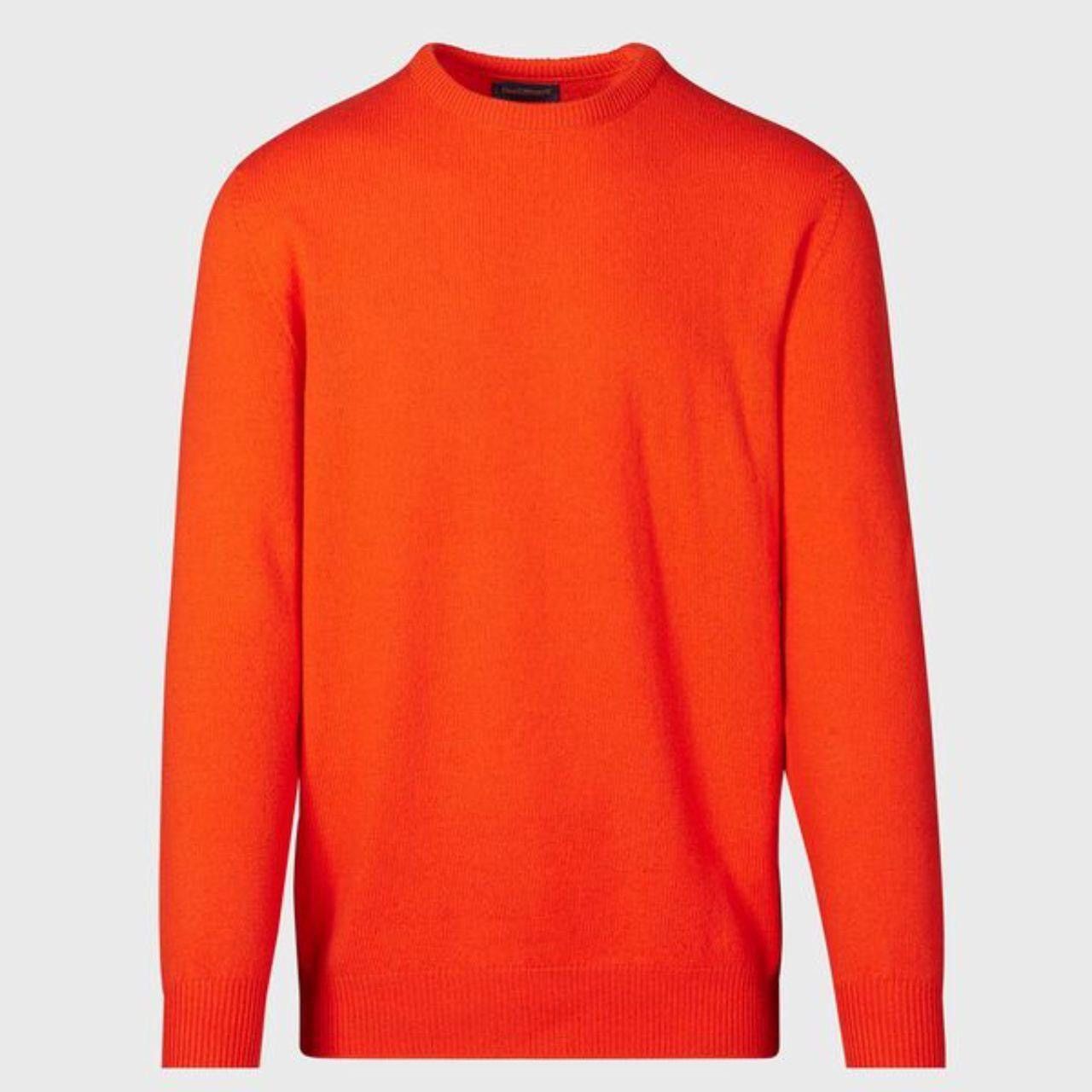 Paul Stuart Paul Stuart Orange Geelong Wool Crewneck Sweater small Size US S / EU 44-46 / 1 - 3 Thumbnail