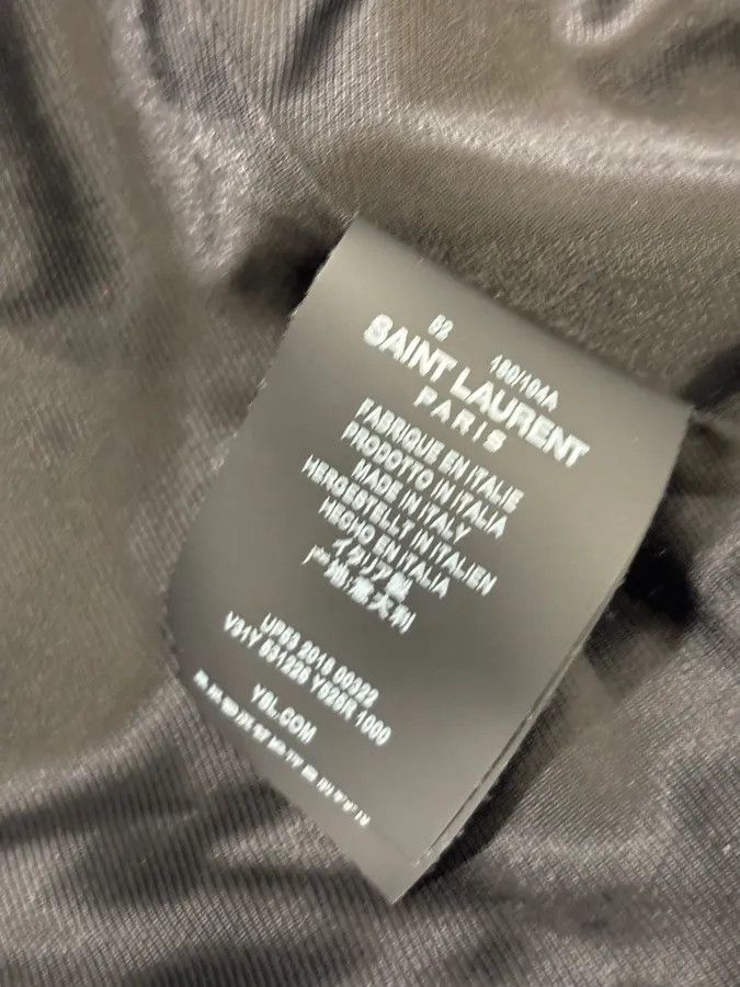 Saint Laurent Paris AW2018 Saint Laurent Black Velvet Quilted Bomber Jacket Size US M / EU 48-50 / 2 - 10 Thumbnail