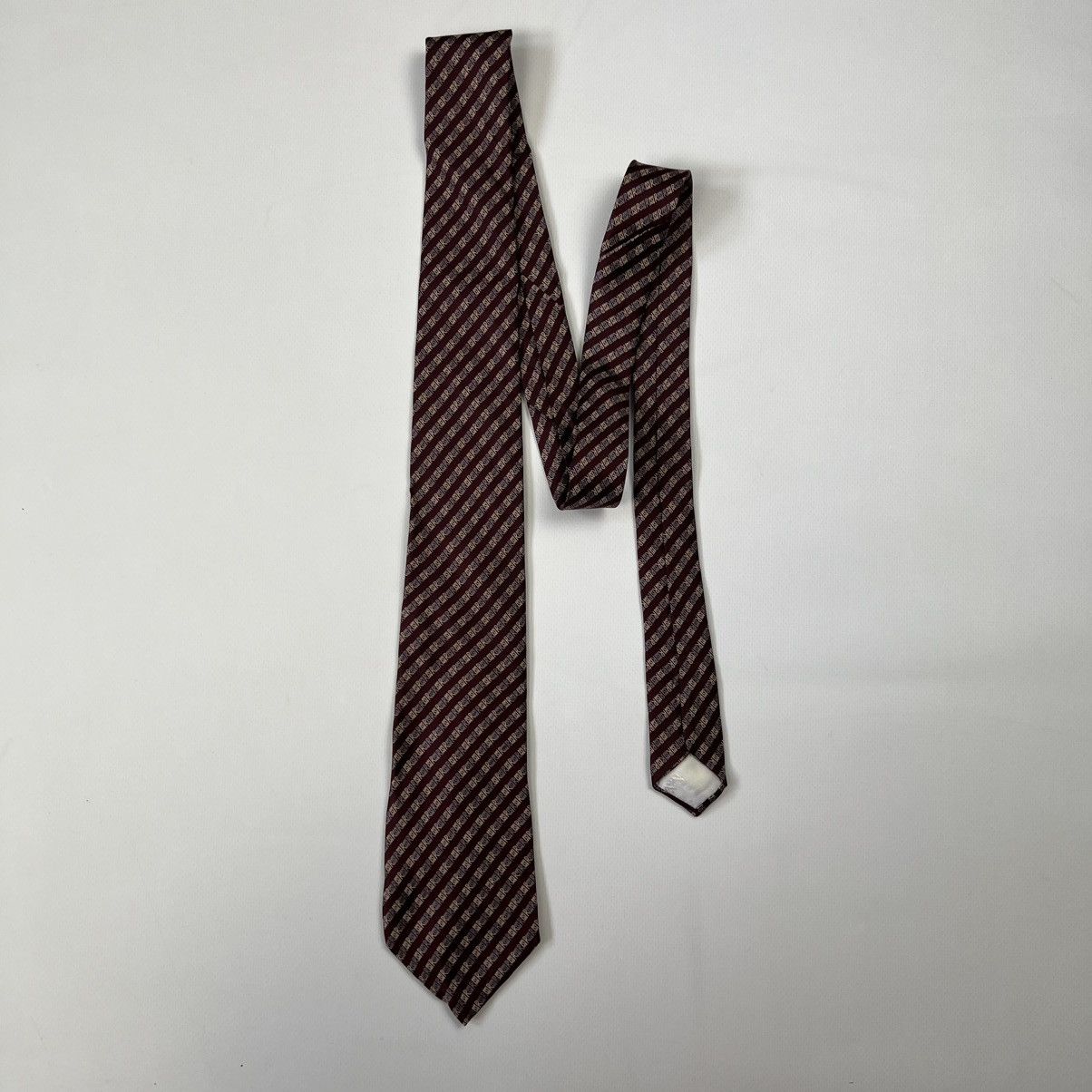 Vintage Vintage monogram Nina Ricci silk tie Size ONE SIZE - 3 Thumbnail