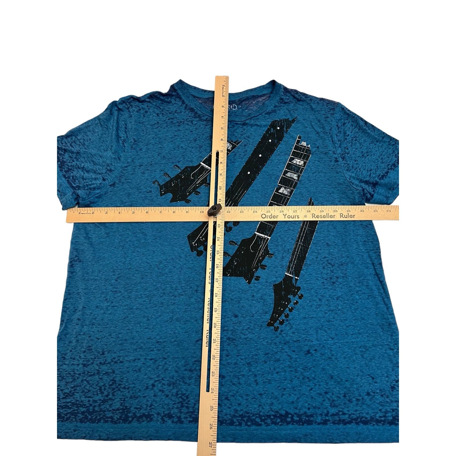 Other Hybrid Apparel Guitar Necks Blue Shirt XL Size US XL / EU 56 / 4 - 7 Thumbnail