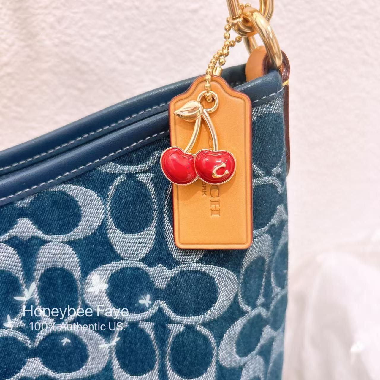 Coach Laurel Shoulder Bag In Signature Denim CY702 Size ONE SIZE - 7 Thumbnail