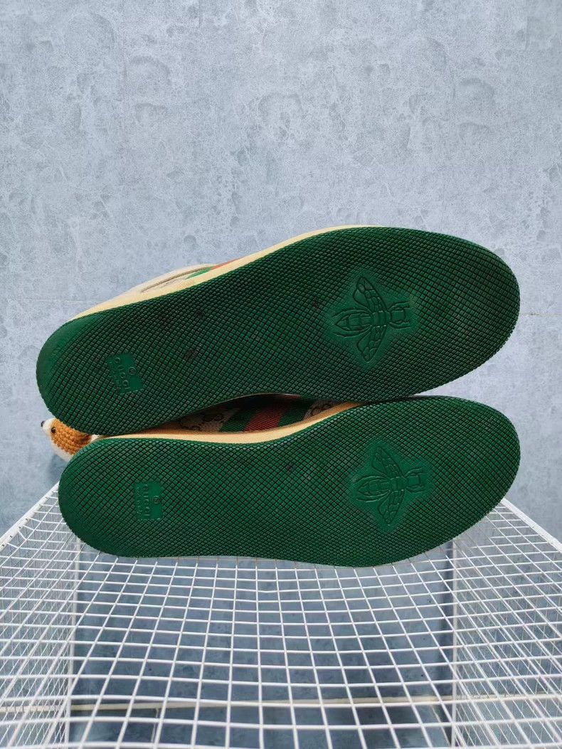 Gucci Gucci White Green Vintage Style Sneakers-2505 Size US 9.5 / EU 42-43 - 6 Thumbnail