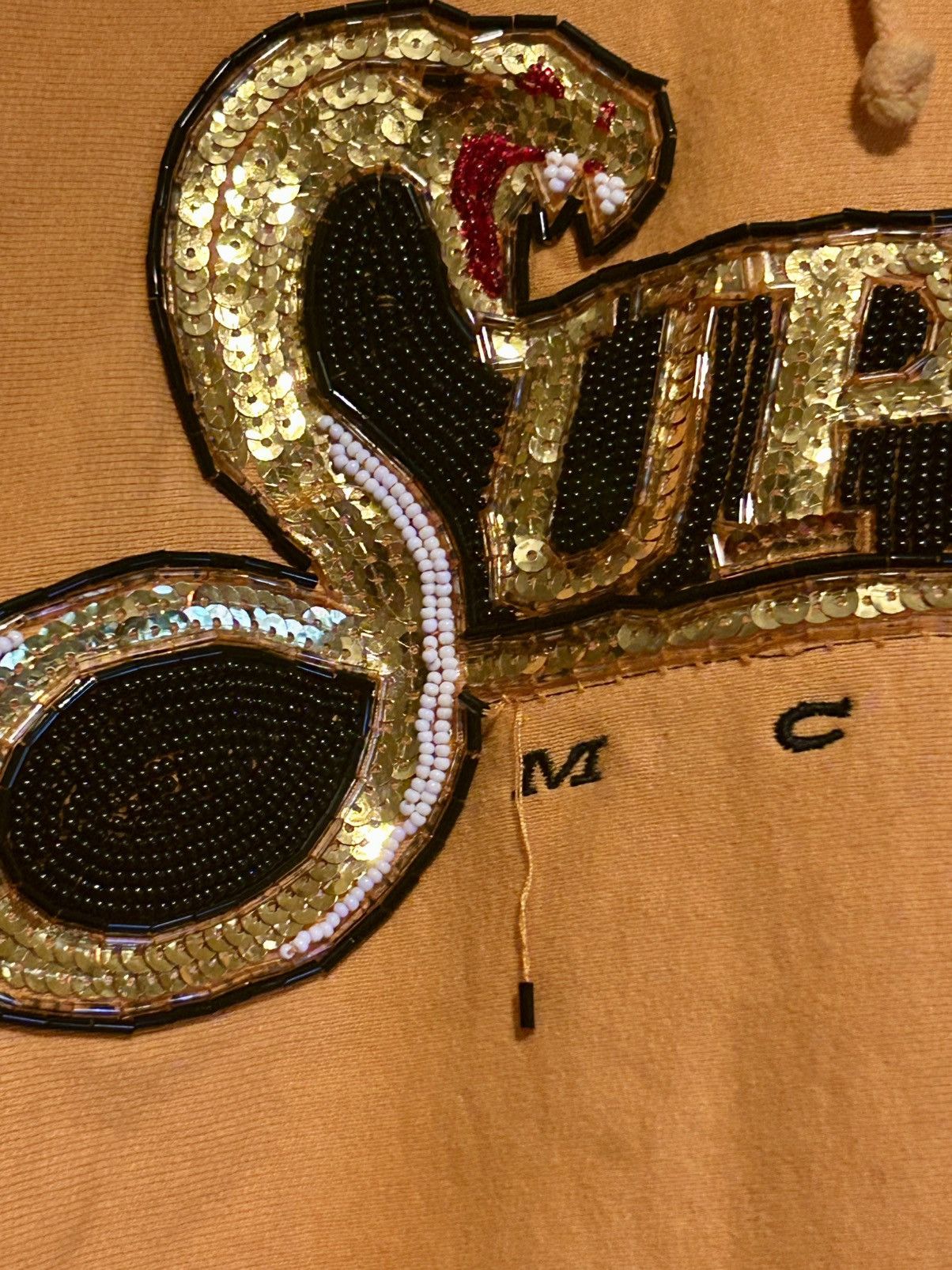 Supreme Supreme Sequin Viper Hoodie Size US L / EU 52-54 / 3 - 5 Thumbnail