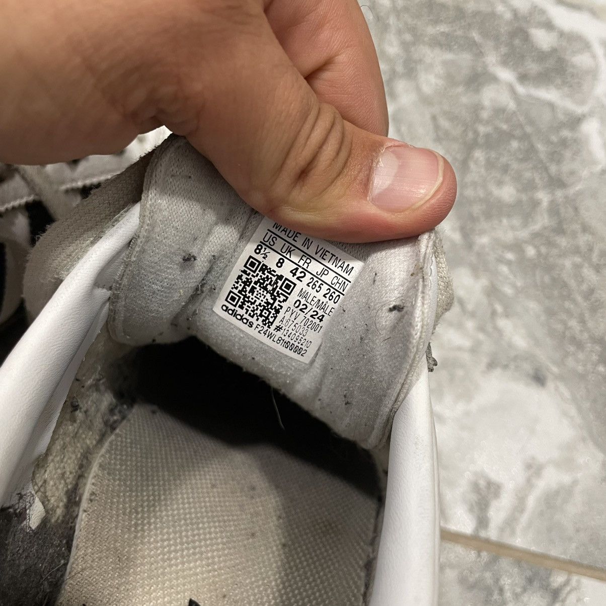 Adidas Adidas Samoa LEA White Black boots shoes sneakers speed og Size US 8.5 / EU 41-42 - 2 Thumbnail