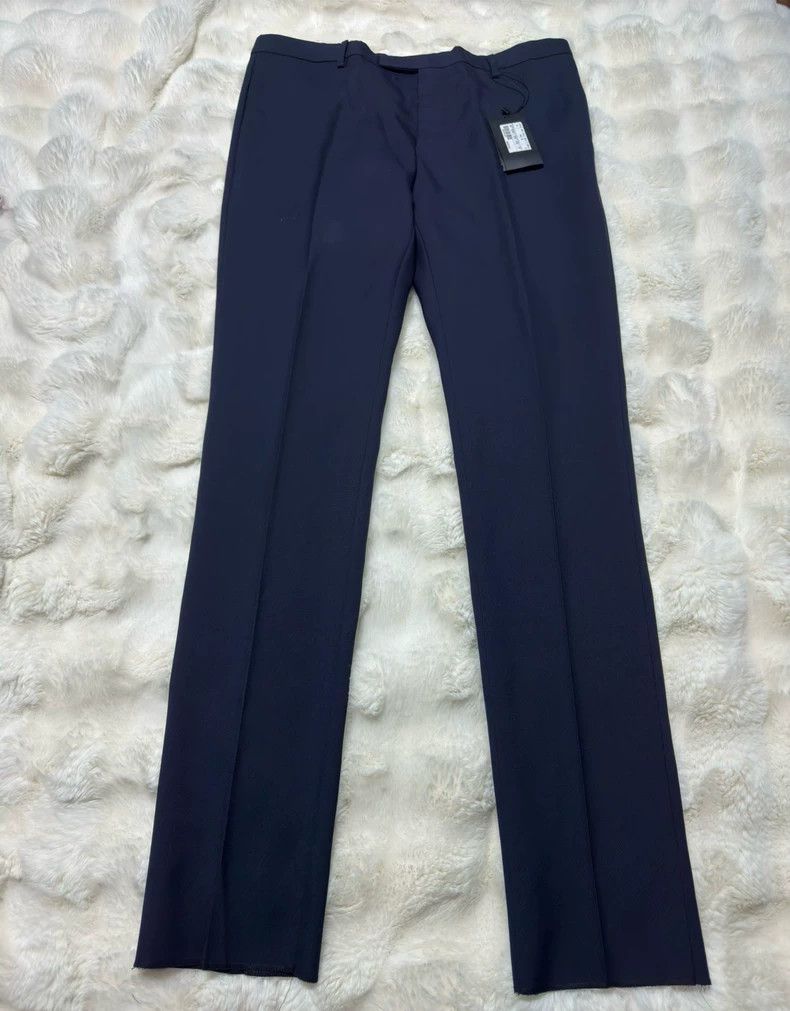 Yves Saint Laurent Saint Laurent size US 52 Dark blue trousers for the first Size US 36 / EU 52 - 1 Thumbnail
