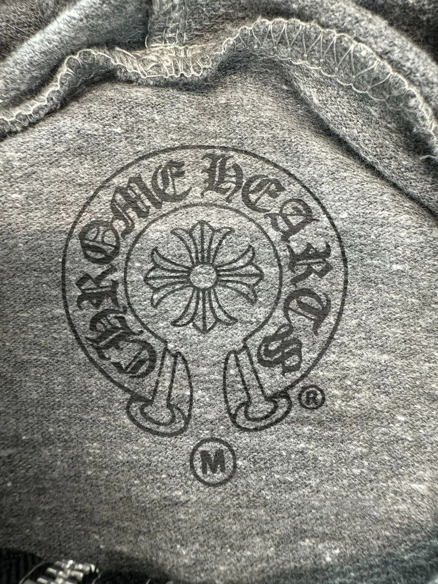 Chrome Hearts Chrome Hearts Gray Cross Zip Hoodie. Size US M / EU 48-50 / 2 - 6 Thumbnail