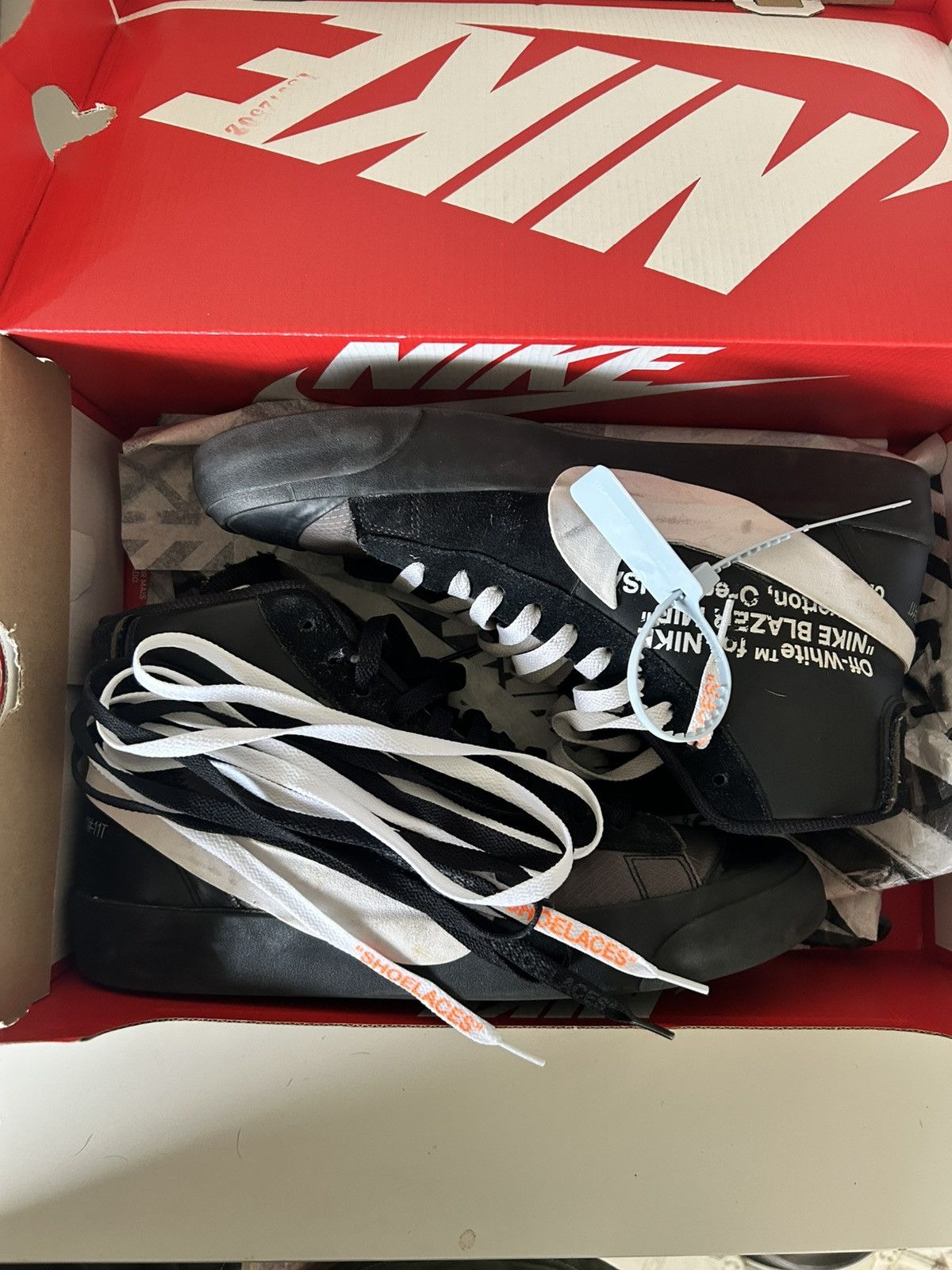 Nike × Off-White Nike Off-White Blazer Mid Off-White Grim Reaper Size 11 Size US 11 / EU 44 - 8 Thumbnail