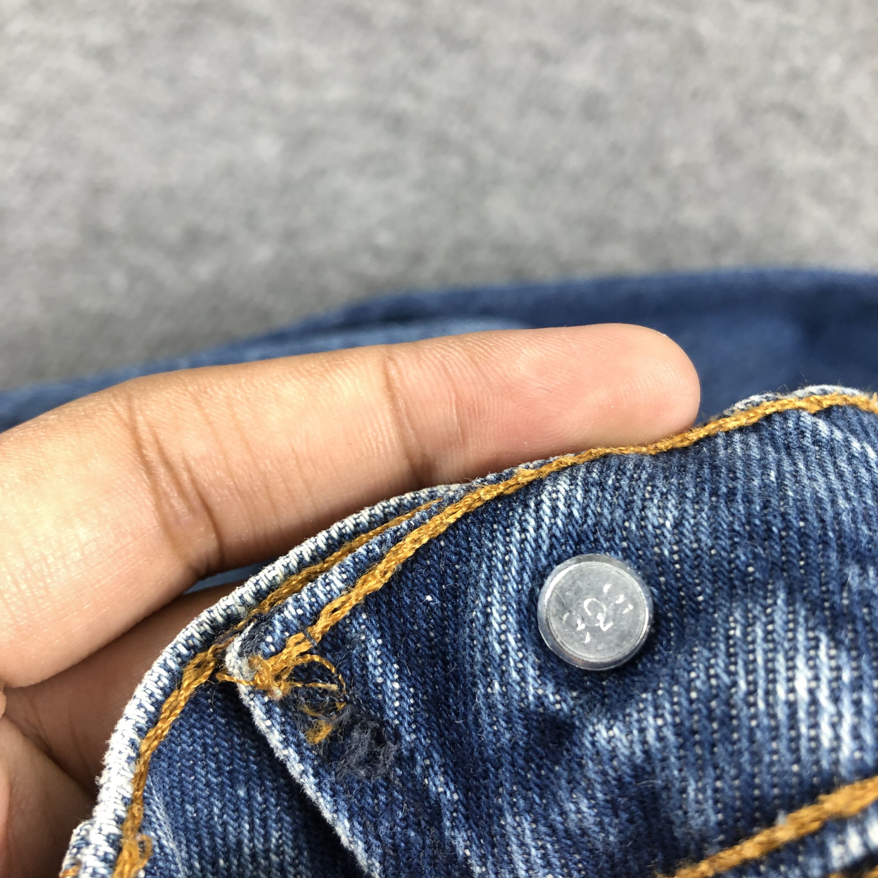 Levi's × Vintage Vintage 80s Levis Orange Tab Blue Wash Jeans L648 Size US 34 / EU 50 - 7 Thumbnail