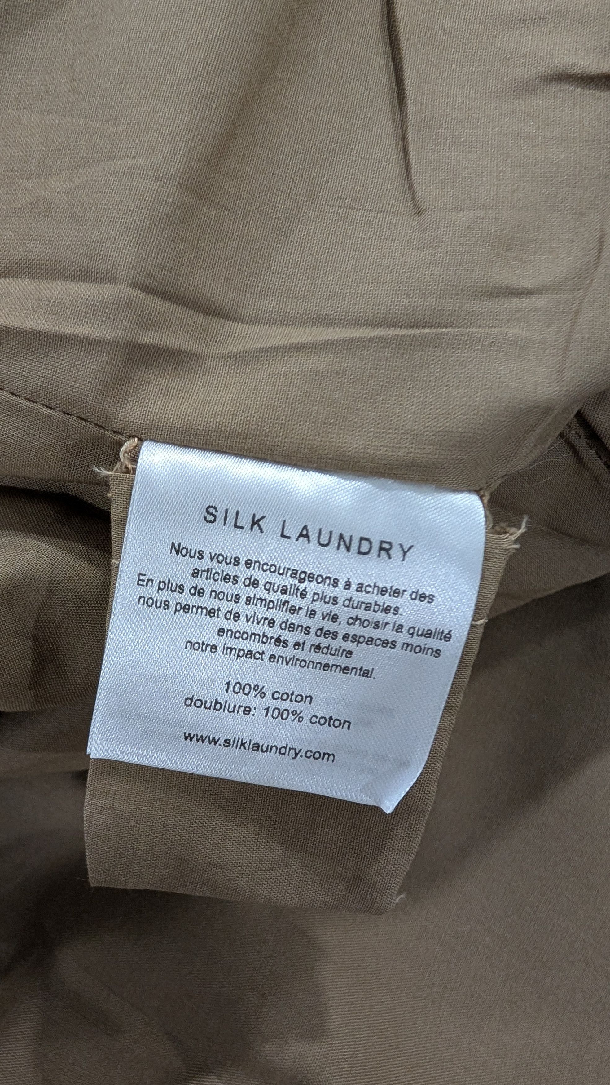 Silk Laundry Silk Laundry The Italian Trench Coat Womens L Size L / US 10 / IT 46 - 20 Thumbnail