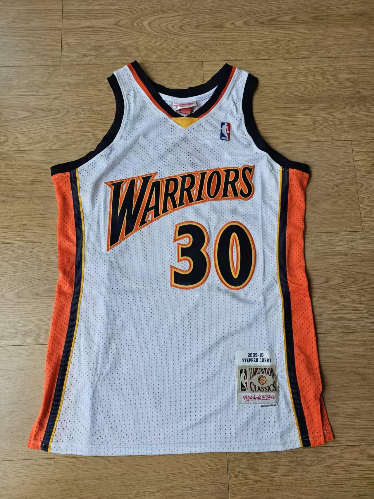 NBA 2009 2010 Golden State Warriors #30 Stephen Curry Jersey Size US XL / EU 56 / 4 - 1 Thumbnail