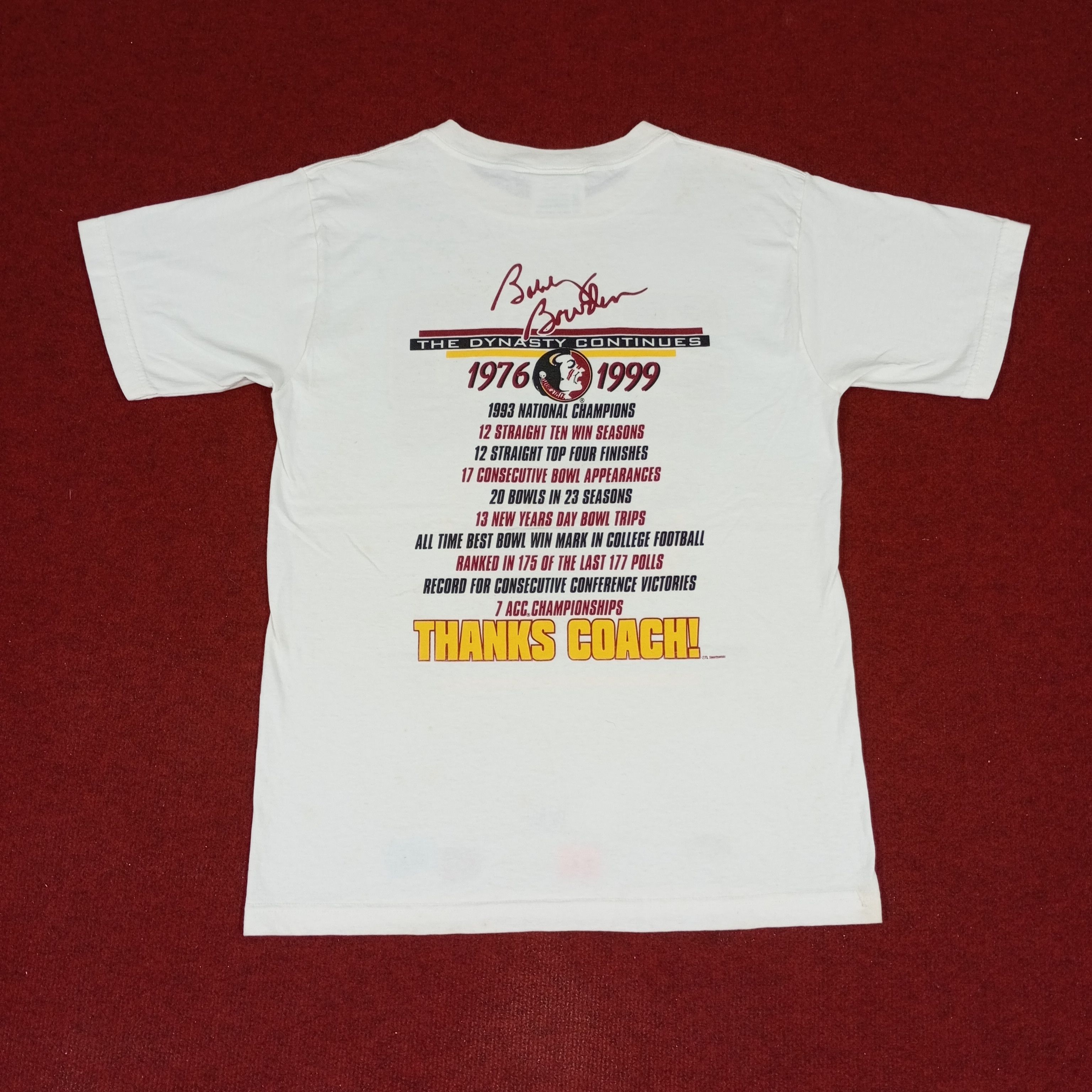 Vintage Boby Bowden Coach Sports Style Vintage Tshirt Size US M / EU 48-50 / 2 - 3 Thumbnail