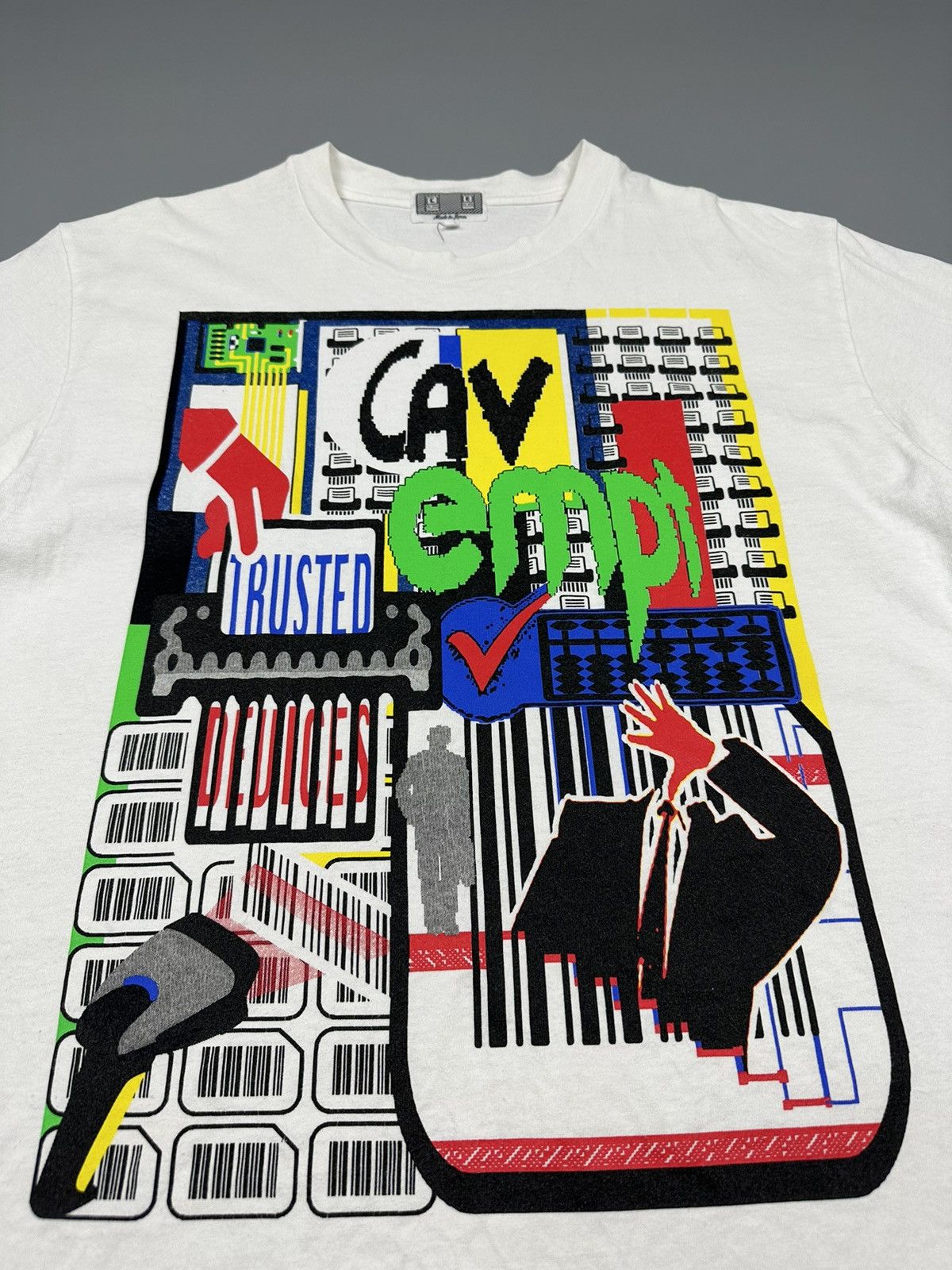 Cav Empt × Designer Cav Empt Trusted Devices White Tee Size US M / EU 48-50 / 2 - 3 Thumbnail