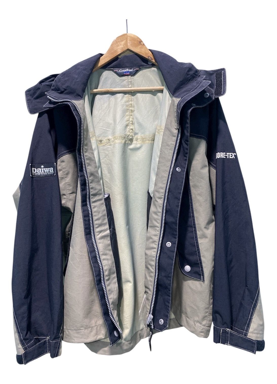 DAIWA Daiwa Provisor Fishing Gore-tex Waterproof Jacket Size US L / EU 52-54 / 3 - 3 Thumbnail