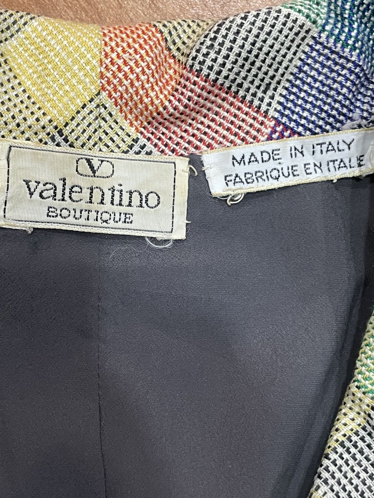 Valentino 1980s Valentino Blazer Pleated Back Size 40S - 4 Thumbnail