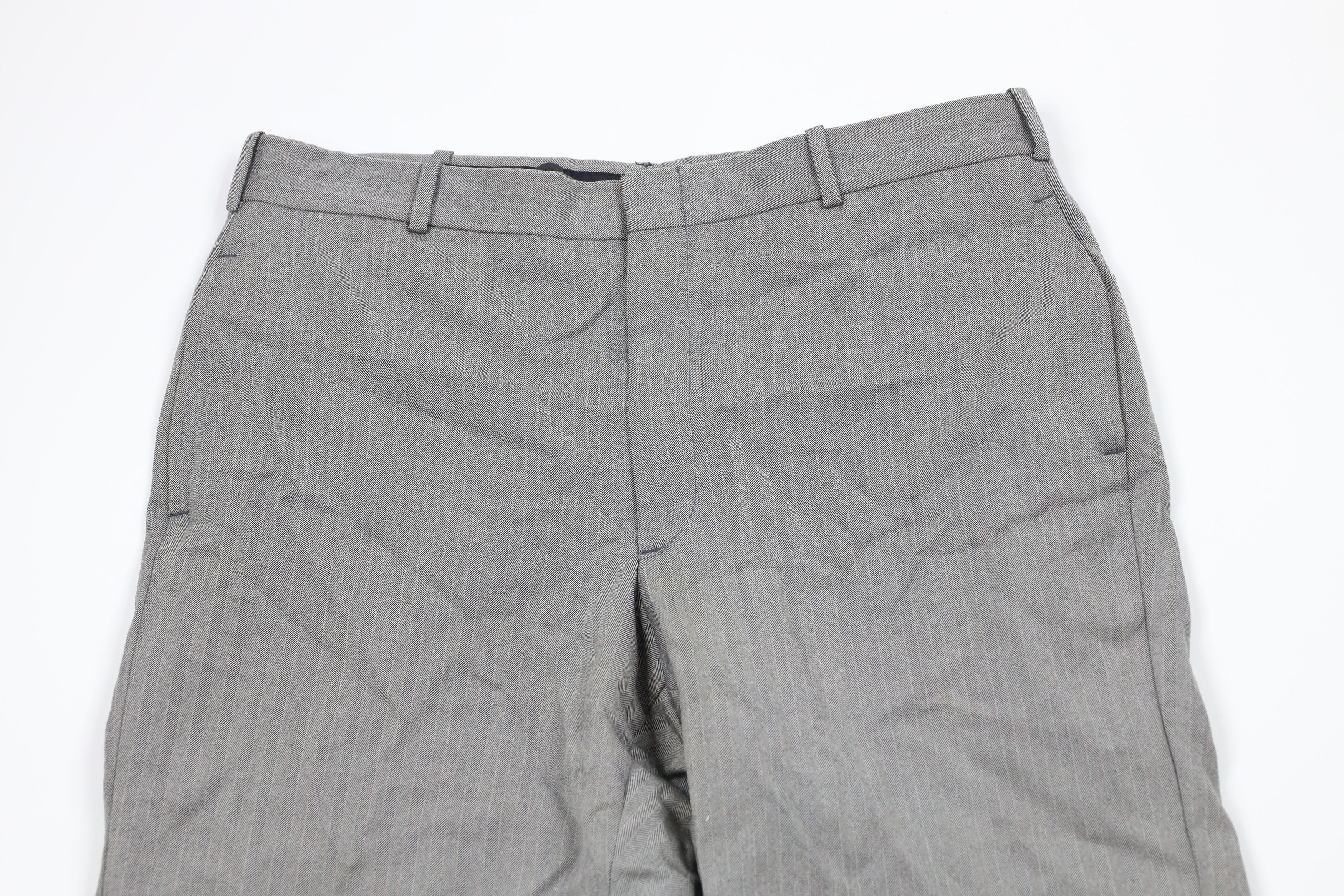 Vintage Vintage 70s Streetwear Herringbone Wide Leg Chino Pants USA Size US 34 / EU 50 - 2 Thumbnail