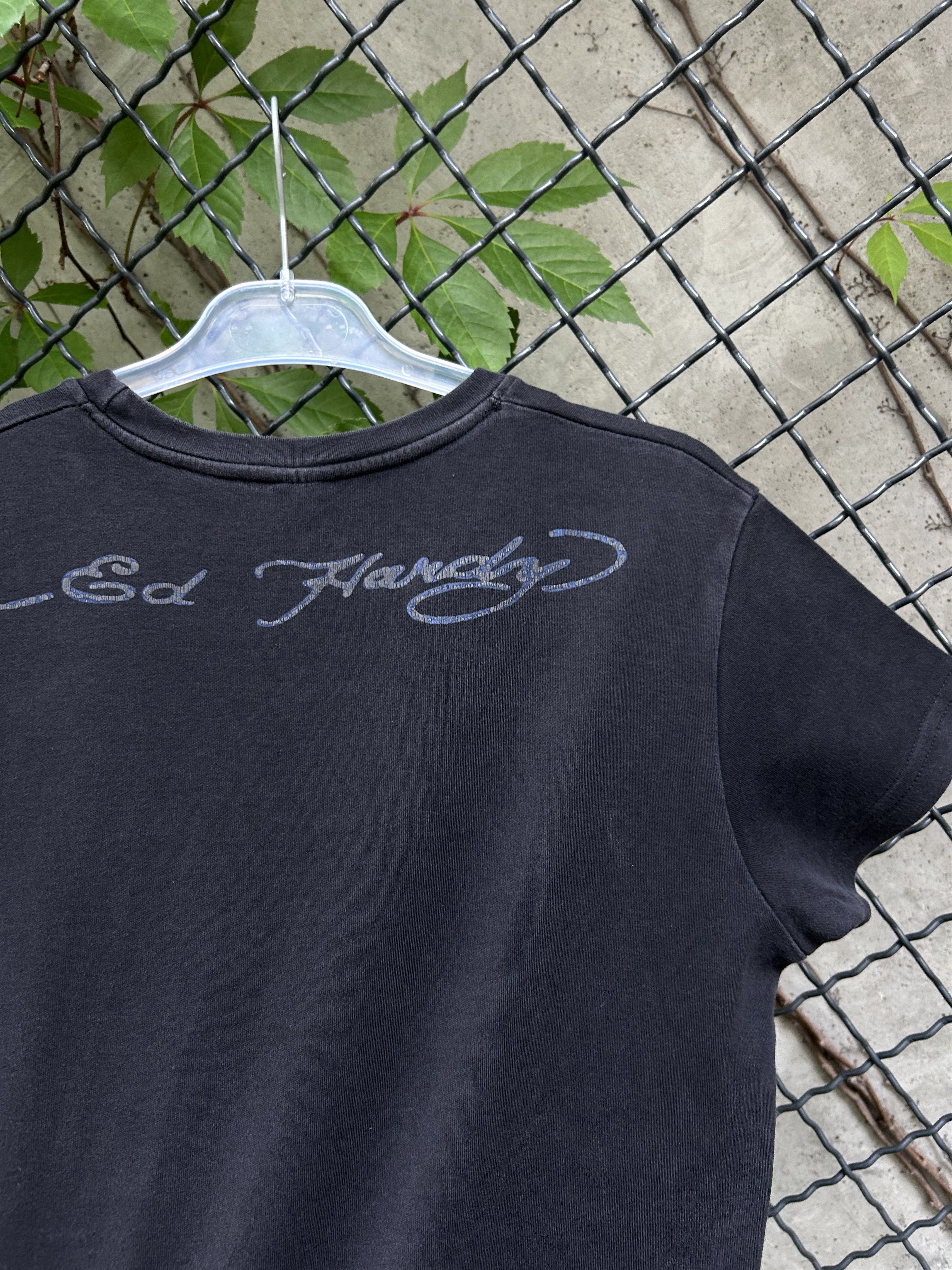 Ed Hardy Vintage 2000s Ed Hardy by Christian Audigier Tattoo T-shirt Size US S / EU 44-46 / 1 - 12 Thumbnail