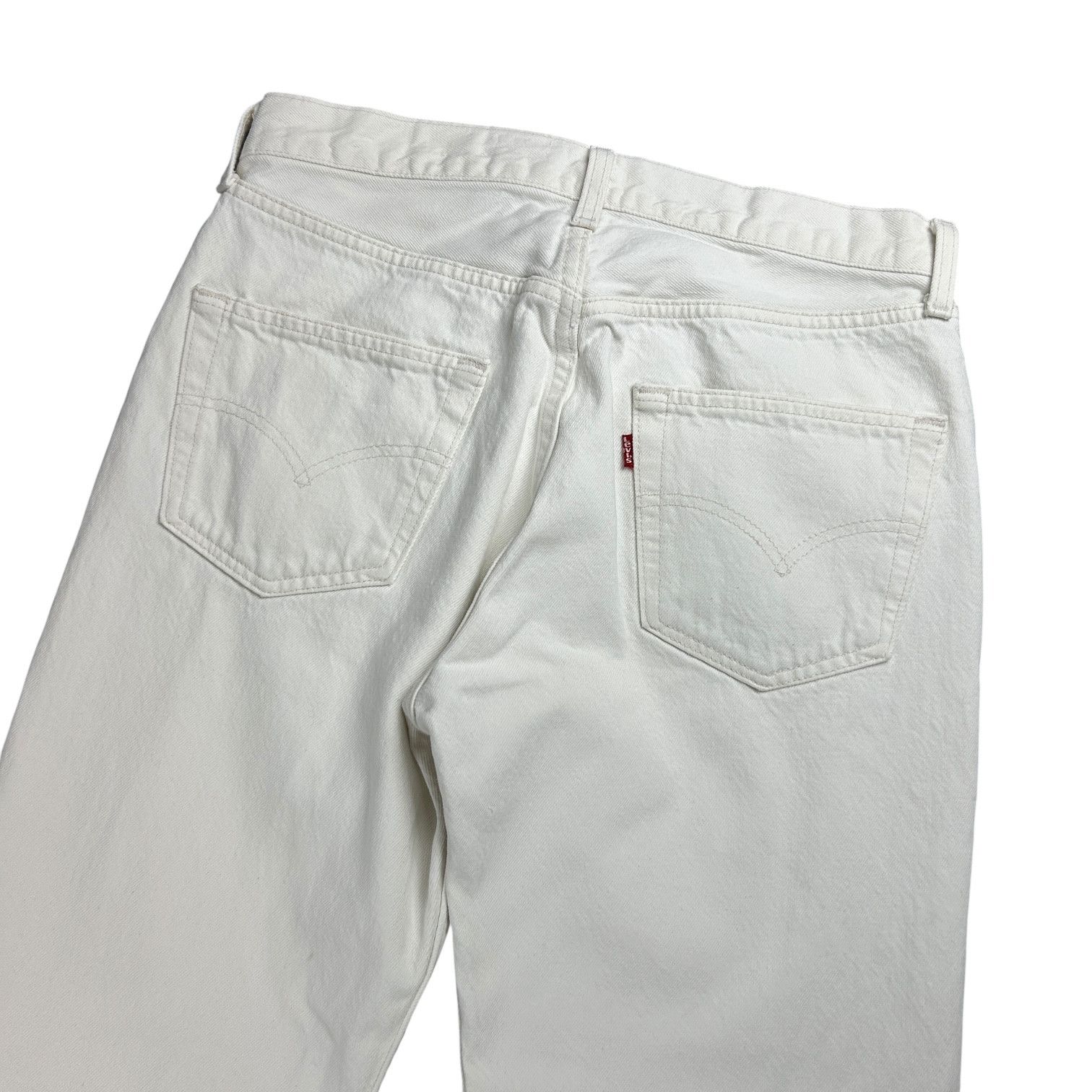 Levi's Vintage 90s Levi's 501 USA White Slim Straight Denim W33L30 Size US 33 - 4 Thumbnail