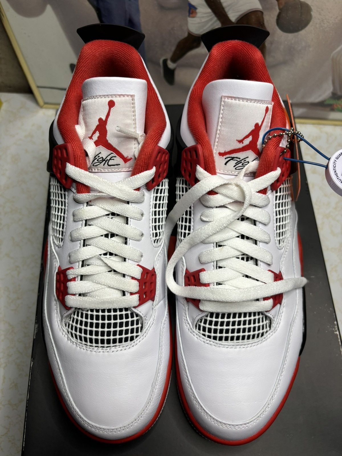 Jordan Brand Jordan Retro 4 “Fire Red” 2020 Size US 10 / EU 43 - 2 Thumbnail