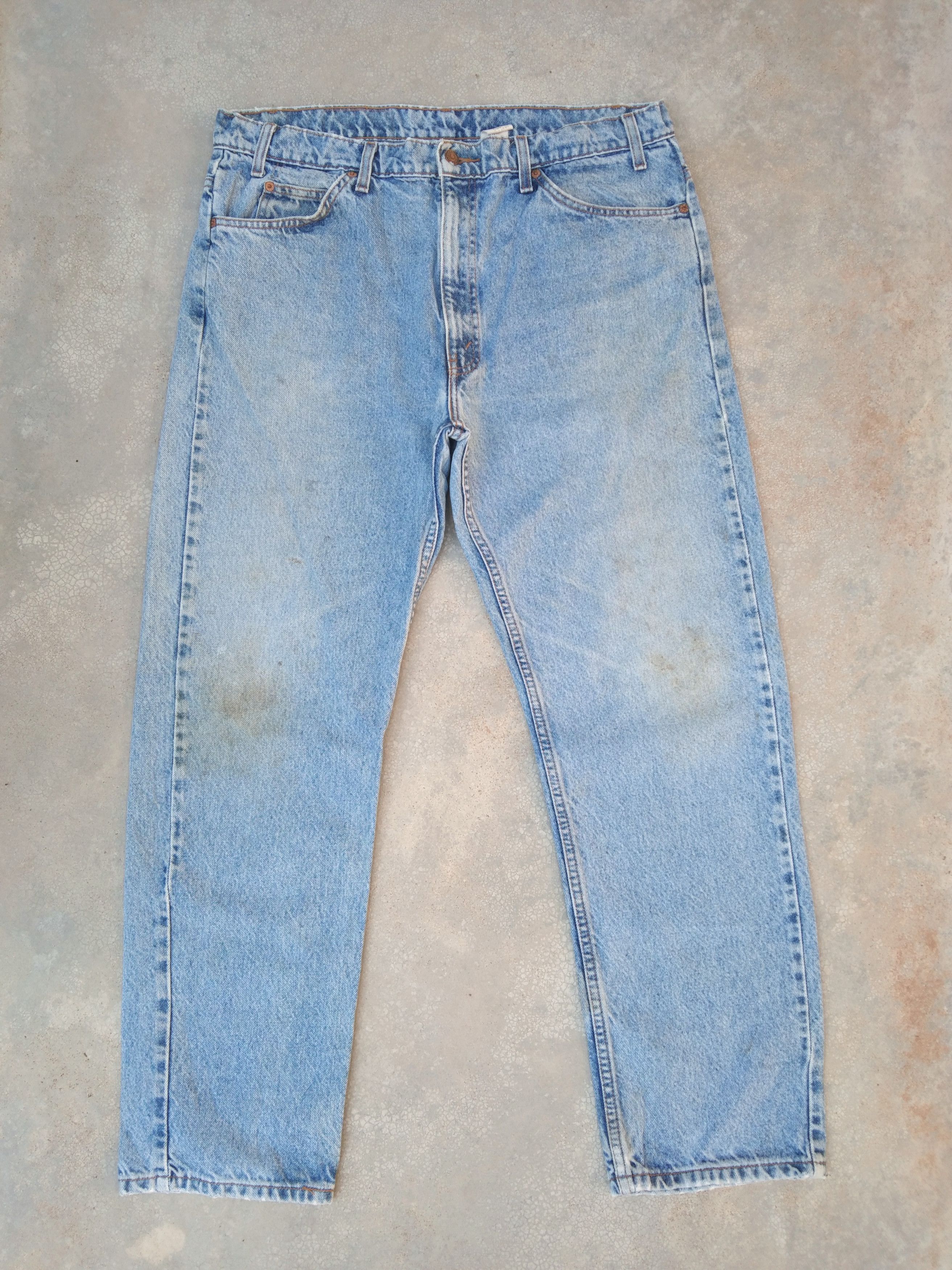 Levi's Vintage Levi's Jeans 505 Orange Tab Distressed 38x30 Size US 38 / EU 54 - 1 Thumbnail
