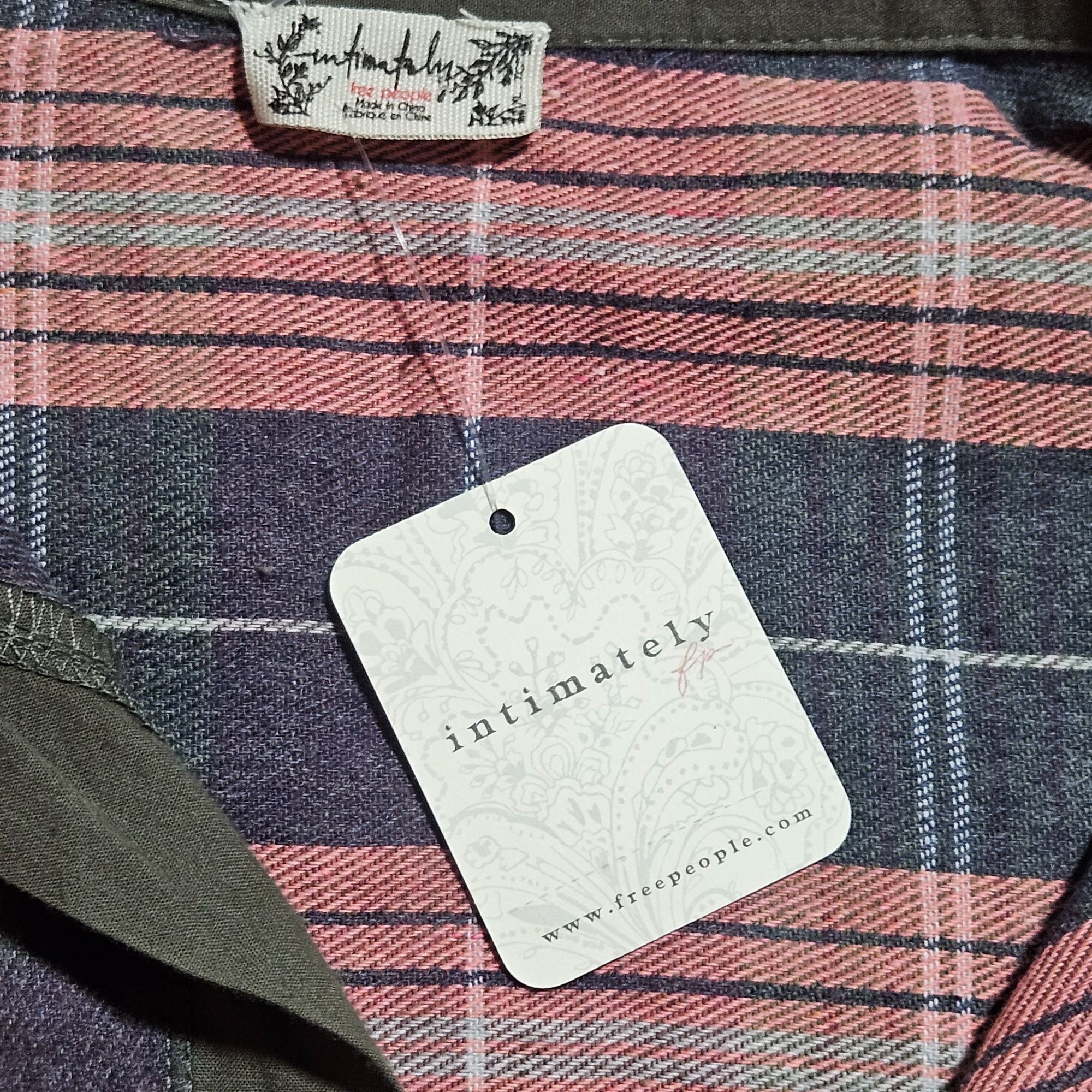 Free People NWT Free People Sunday Morning XL Plaid Sleep Shirt Lounge C Size XL / US 12-14 / IT 48-50 - 10 Thumbnail