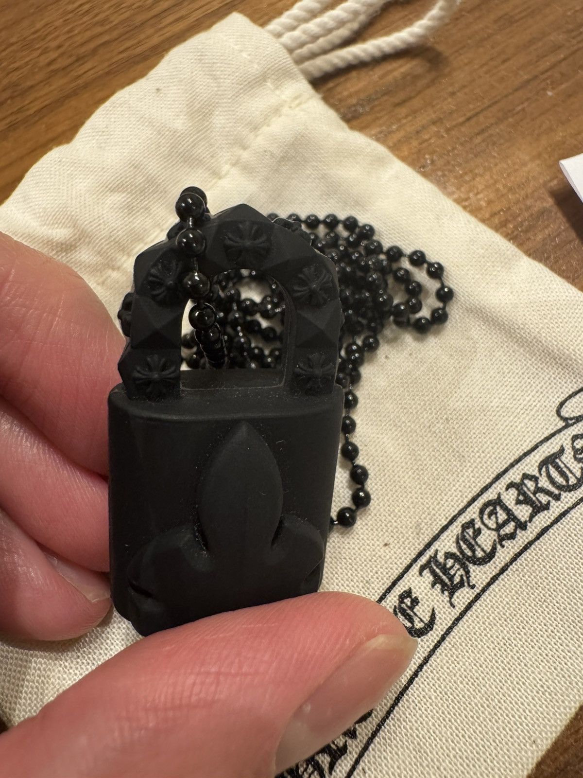 Chrome Hearts Padlock Silicon Pendant