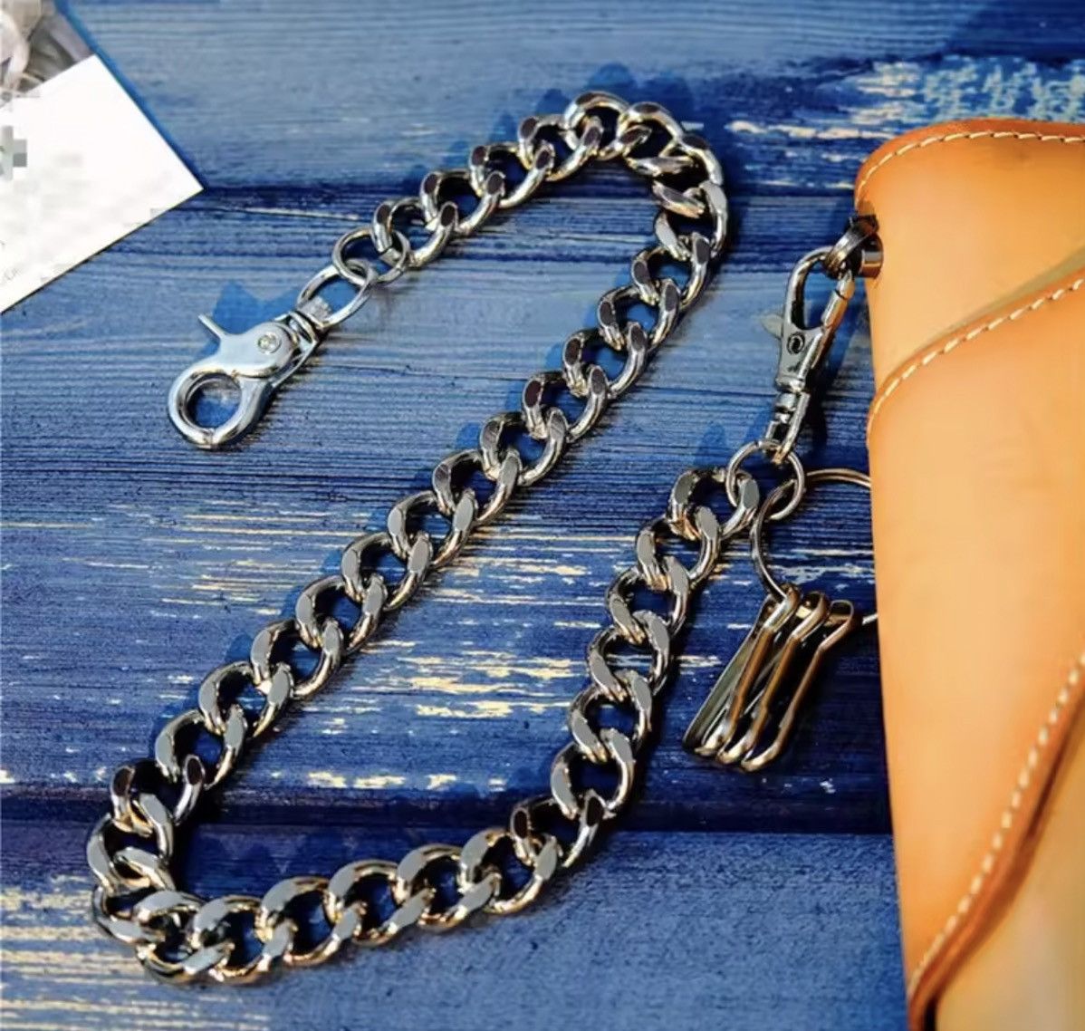 Jewelry Cuban Link Wallet Chain Size ONE SIZE - 2 Thumbnail