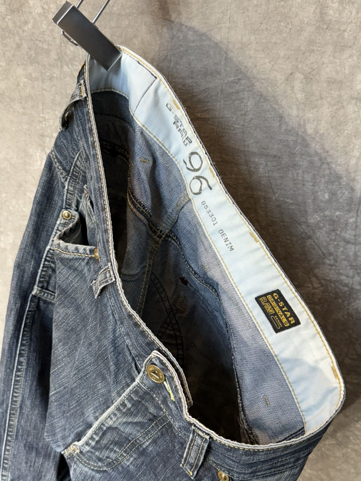 G-Star Rare Vintage G-Star Raw Denim Jeans Avant-Garde Y2K Size US 32 / EU 48 - 5 Thumbnail