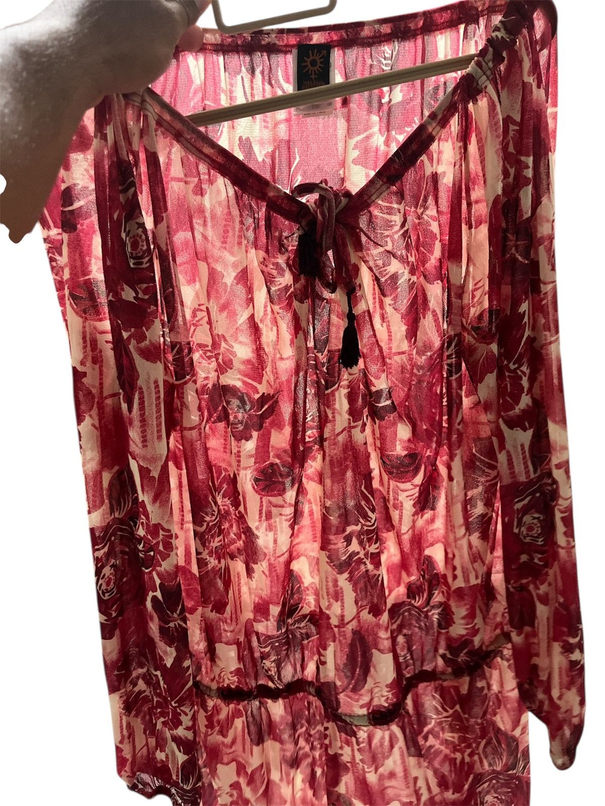 Jean Paul Gaultier JEAN PAUL GAULTIER SOLEIL BLOUSON DRESS WHITE/RED FLORAL Size M / US 6-8 / IT 42-44 - 6 Thumbnail
