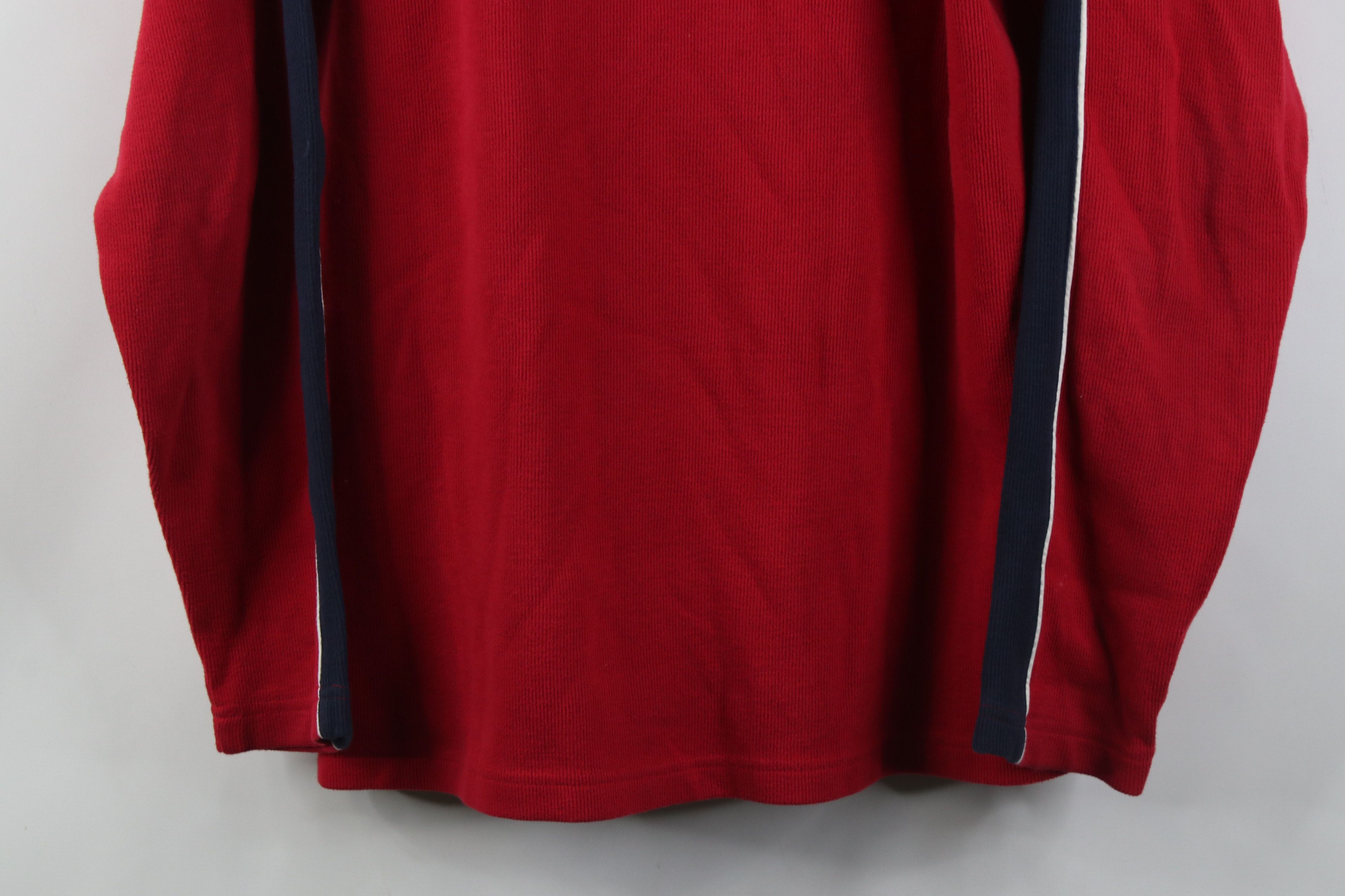 Vintage Vintage 90s Y2K Streetwear Ribbed Knit Long Sleeve T-Shirt Size US L / EU 52-54 / 3 - 3 Thumbnail