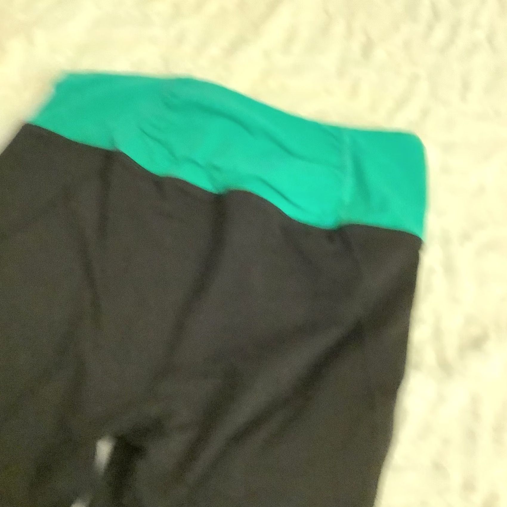 Vintage Lucy Perfect Core Pants Leggings Black Green Sz Sm Womens Size 28" / US 6 / IT 42 - 4 Thumbnail