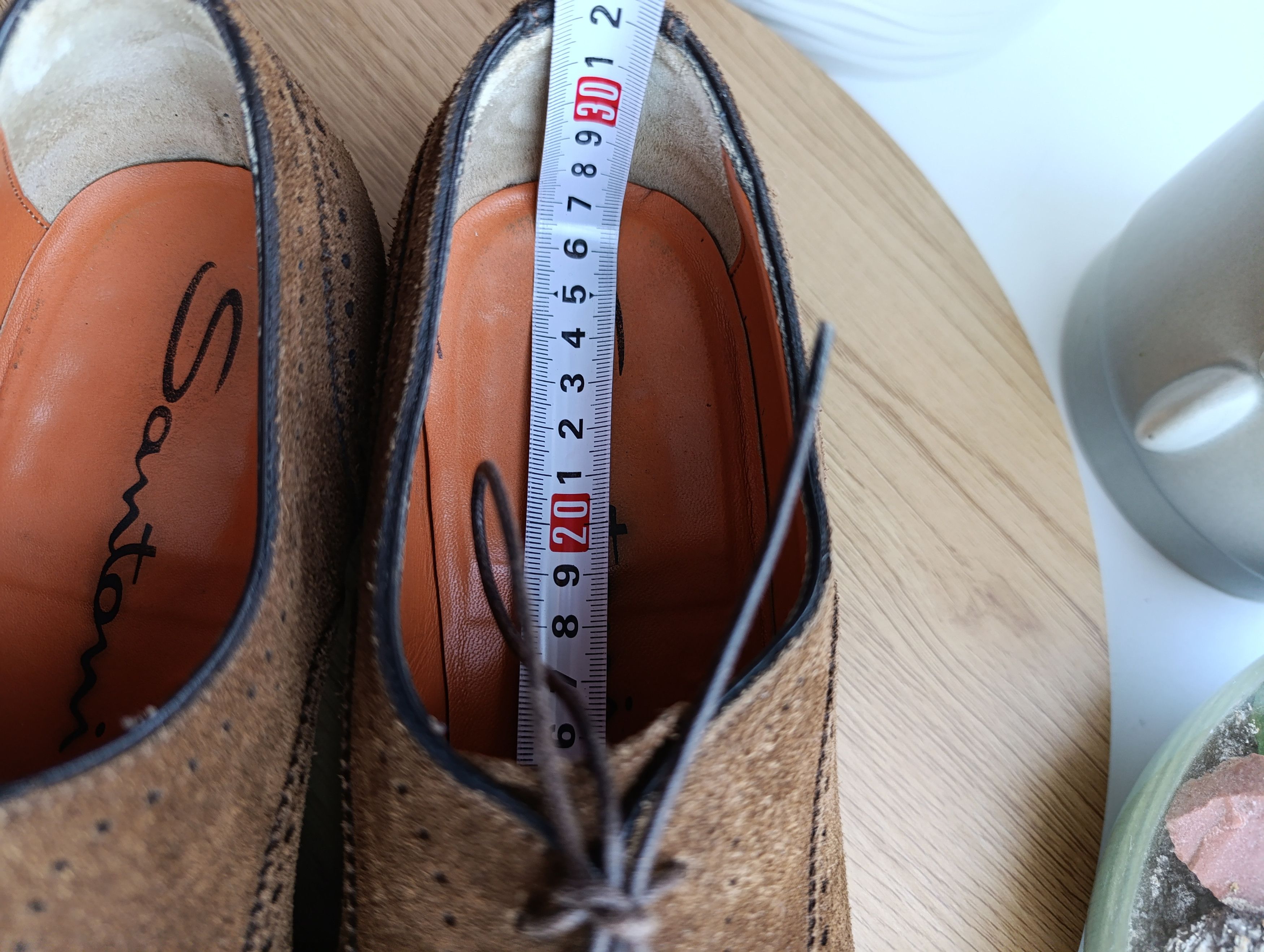 Designer × Santoni SANTONI MENS SUIDE OXFORD Size US 8.5 / EU 41-42 - 18 Thumbnail