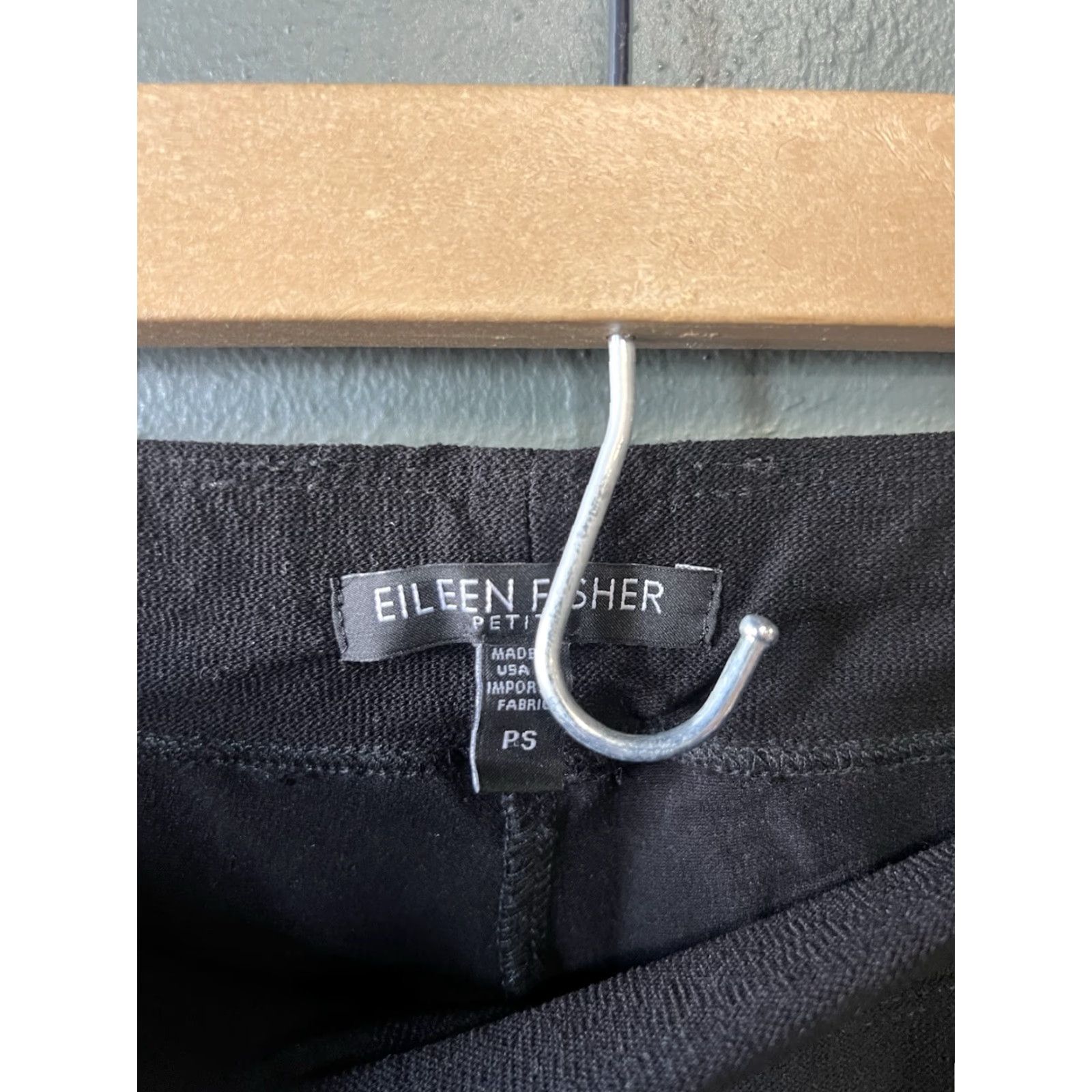 Eileen Fisher Eileen Fisher Womens Pants Cropped Nylon Black PS Petite Small Size 28" / US 6 / IT 42 - 3 Thumbnail