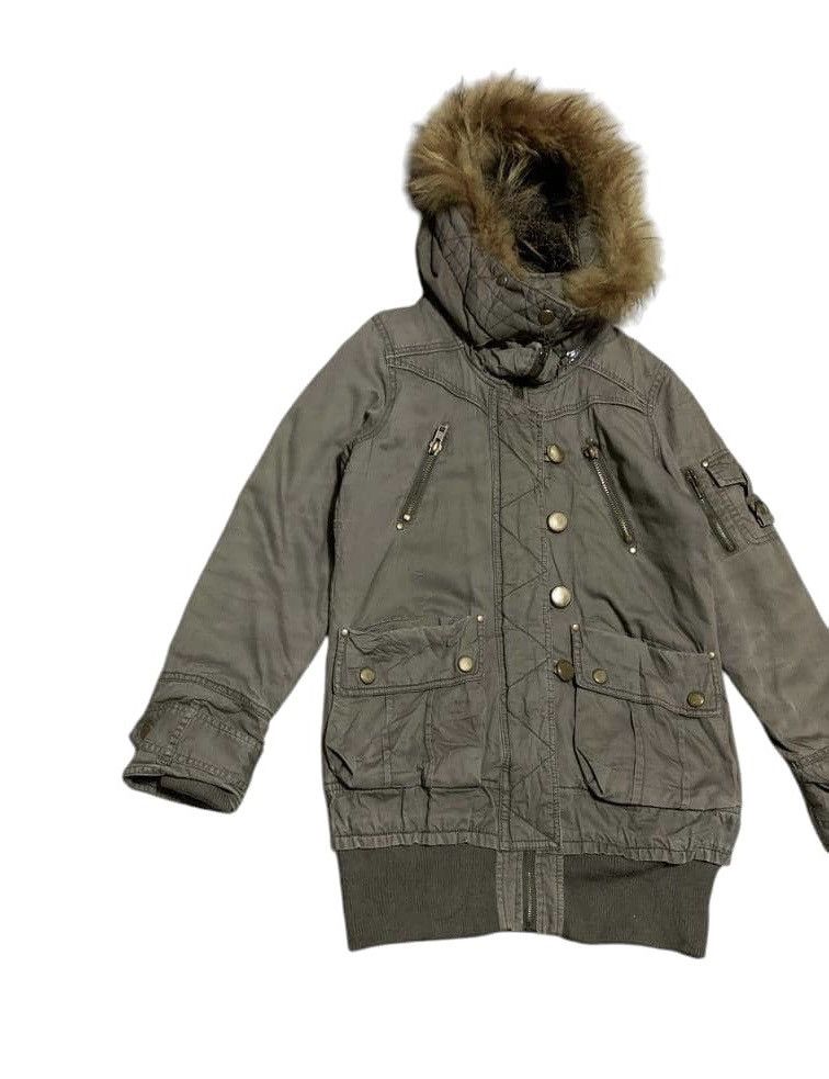 Vintage Japanese Brand Fur Hoodie Jacket Nice Design By CE2