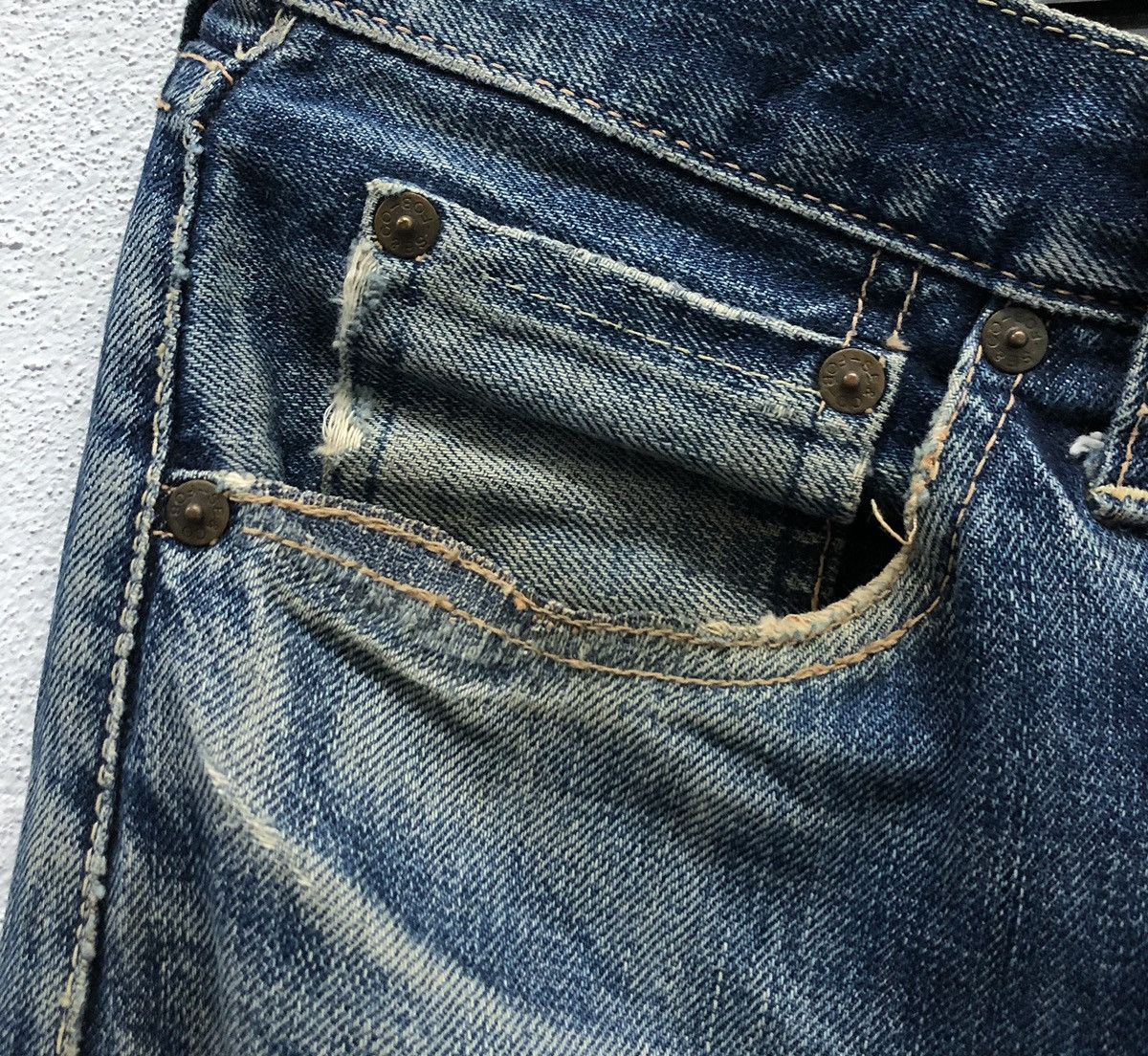 FOB Factory Vintage FOB Factory Made In Japan Denim Pants Size US 33 - 5 Thumbnail