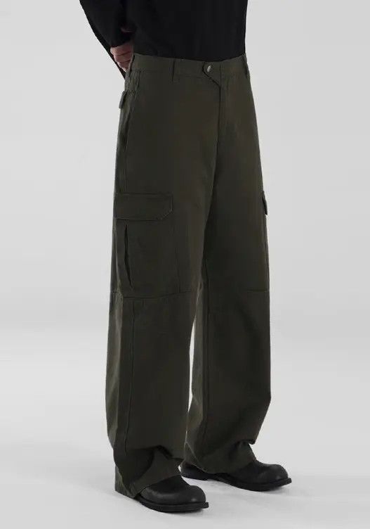 Japanese Brand Green Washed Vintage Straight Casual Work Jeans Size US 32 / EU 48 - 1 Thumbnail