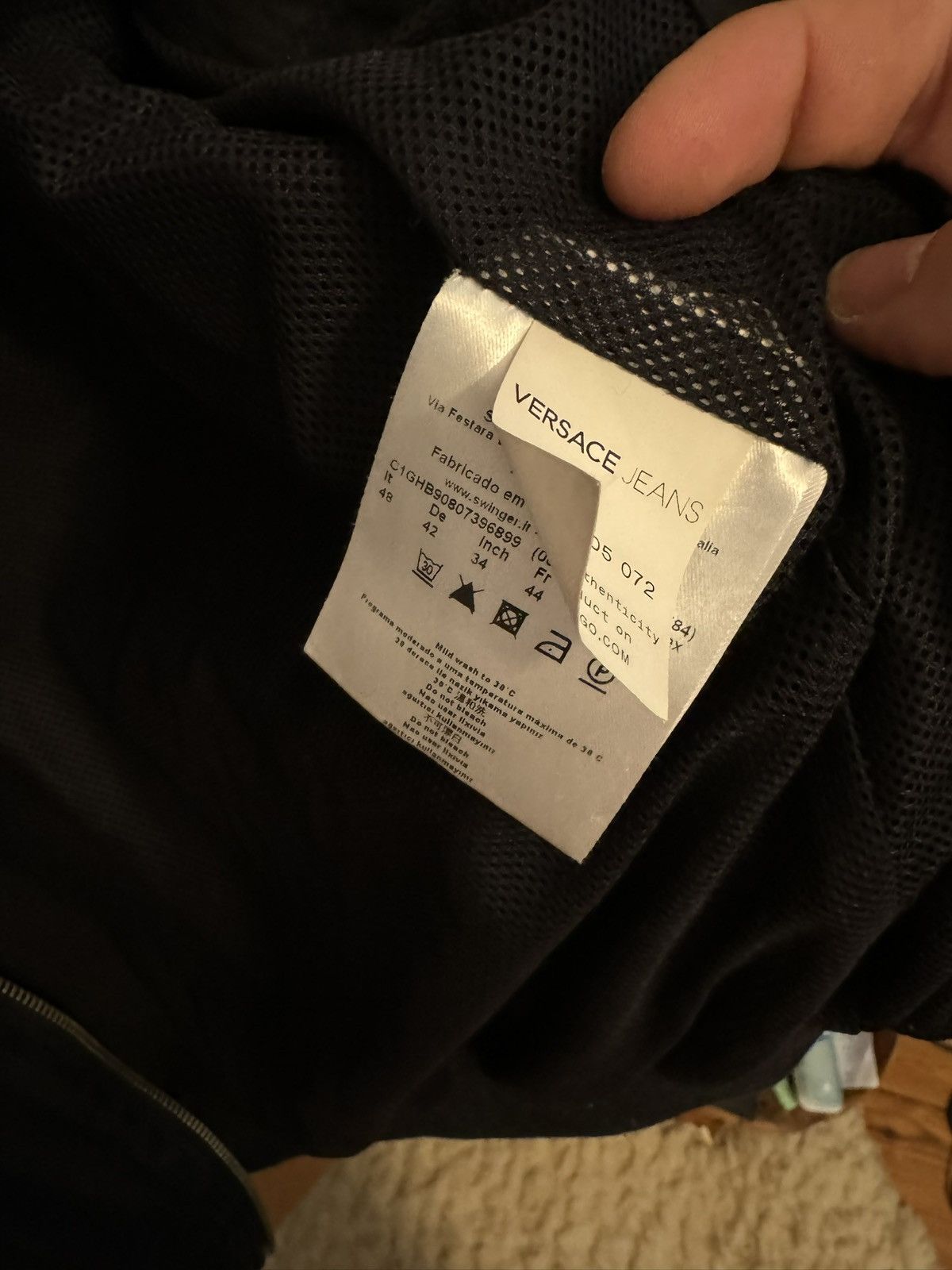 Versace Jeans Couture Versace Blouson Bomber aus Kupferseide Size US M / EU 48-50 / 2 - 3 Thumbnail