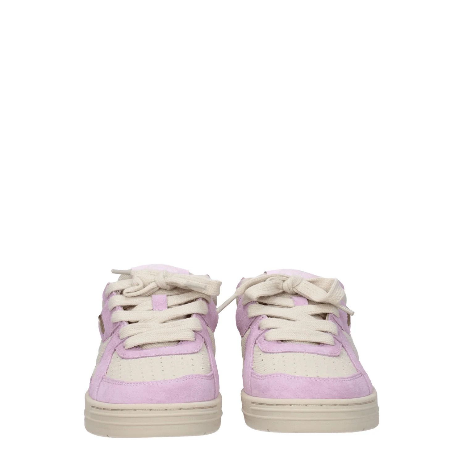 Palm Angels ob1o1e1124 Fabric Sneakers in Beige Pink Size US 5 / IT 35 - 3 Thumbnail