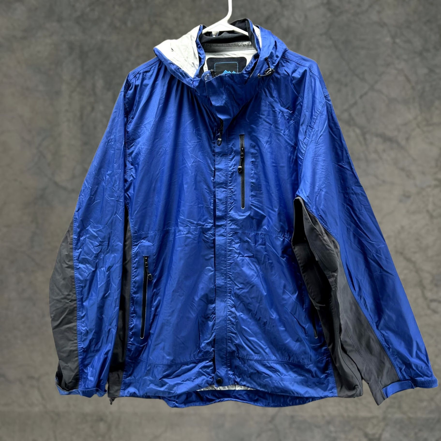 Eastern Mountain Sports EASTERN MOUNTAIN SPORTS Jacket Men XL Windbreaker Blue Full Zip Hoodie Ski Snow Jacket Windbreaker Hooded Regular Fit Logo Mens XL Blue Windbreaker Size US XL / EU 56 / 4 - 1 Thumbnail