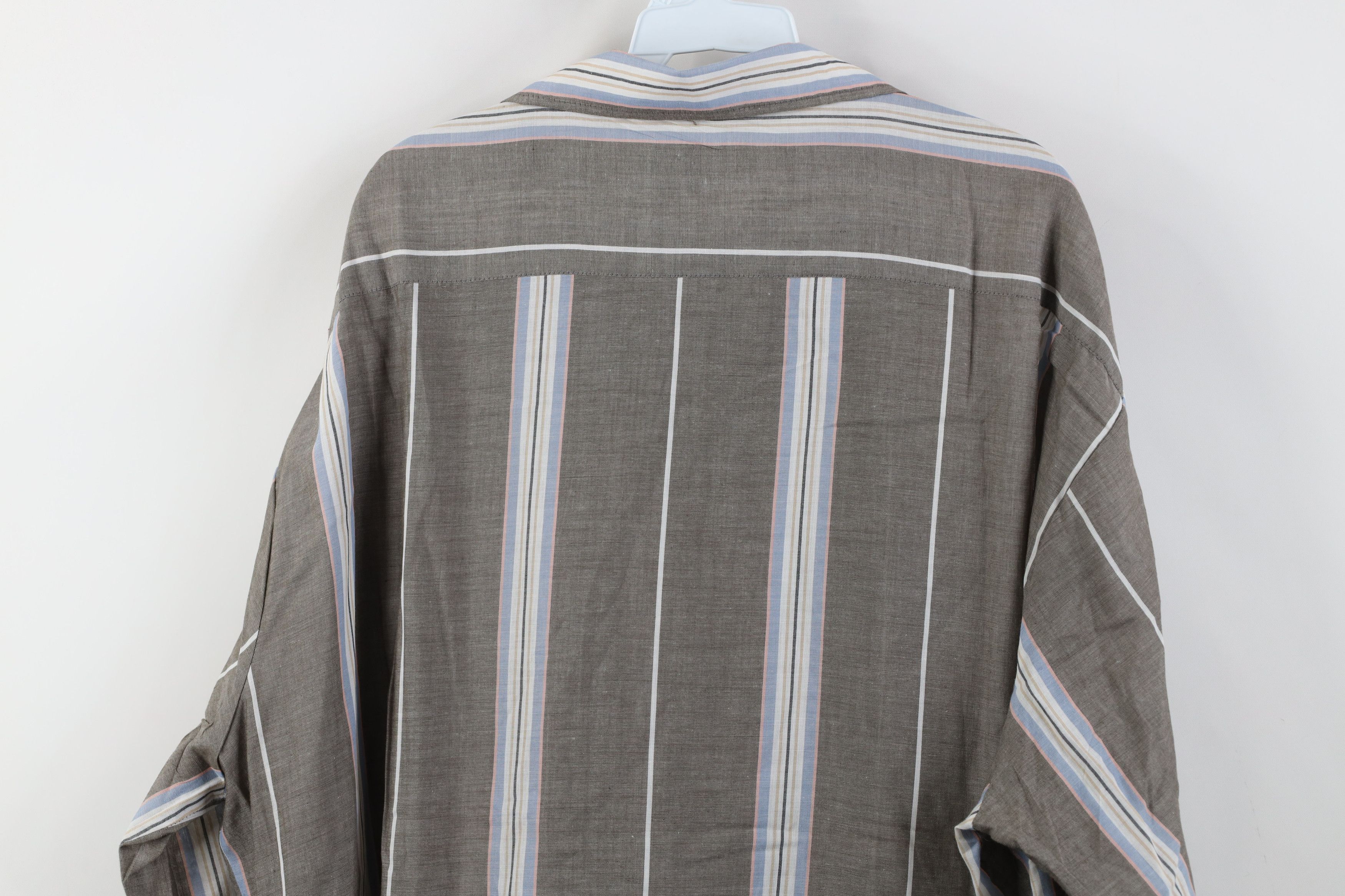 Vintage Vintage 70s Streetwear Camp Collar Collared Button Shirt USA Size US XXL / EU 58 / 5 - 10 Thumbnail