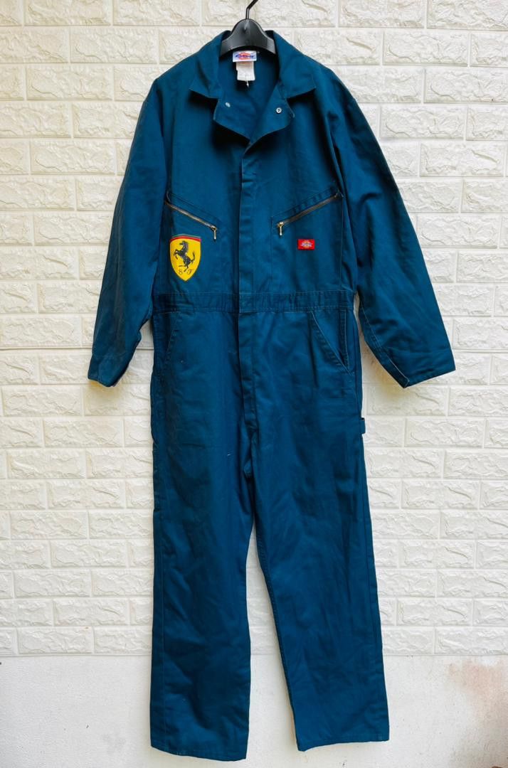 Dickies Vintage Dickies Ferrari Overall Designer Fashion Style Size US 33 - 2 Thumbnail