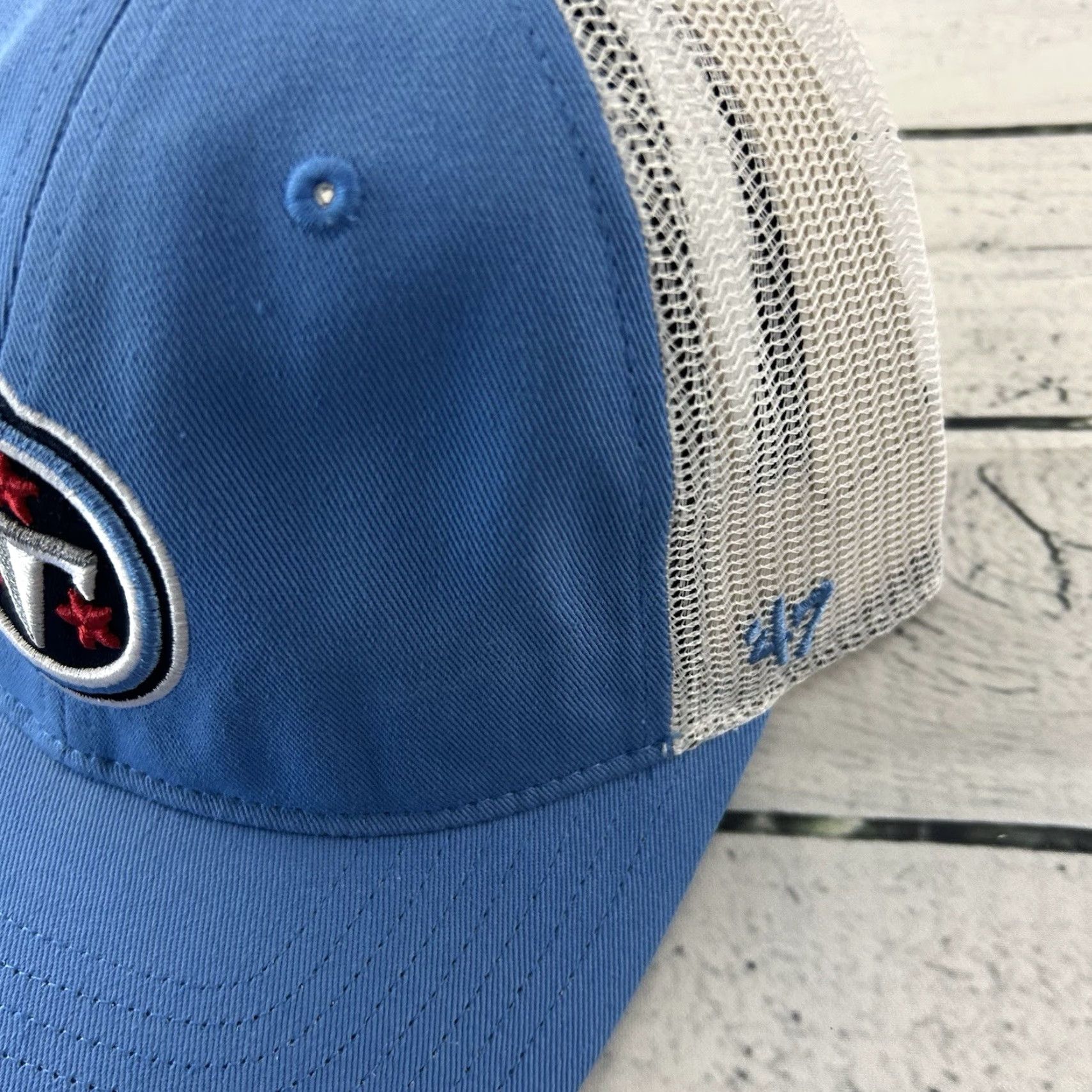 Vintage ’47 Tennessee Titans Adjustable Snapback Trucker Hat Men Blue Baseball Cap Sports Cap Casual Hat II? Size ONE SIZE - 2 Thumbnail