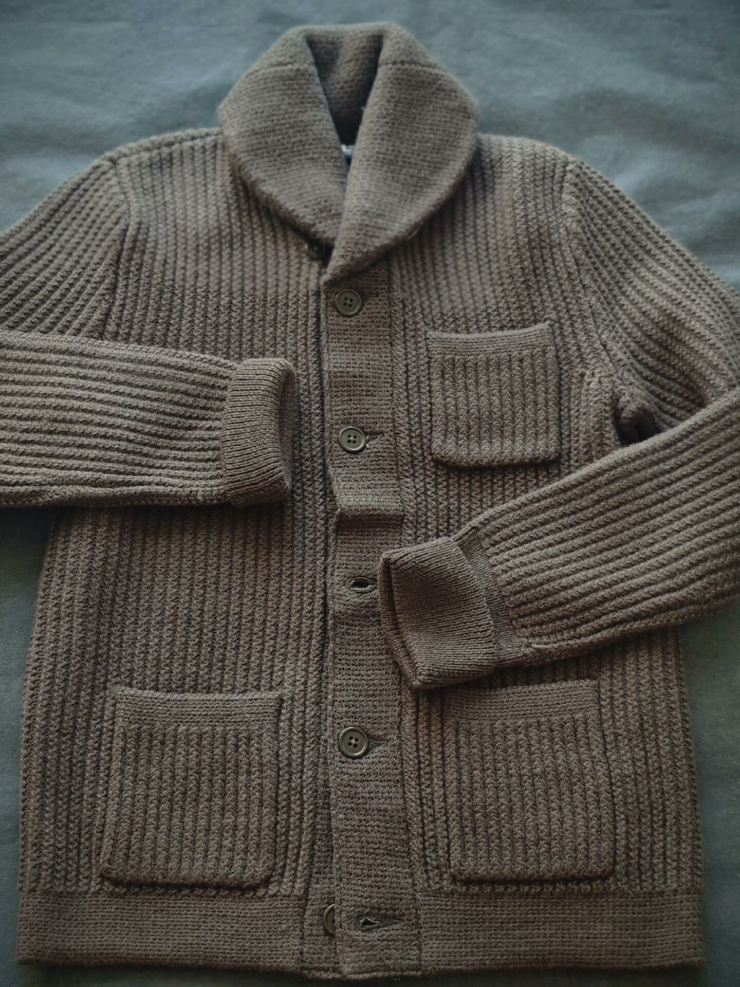 RRL Ralph Lauren RRL Green Button Wool Sweater Size US M / EU 48-50 / 2 - 1 Thumbnail