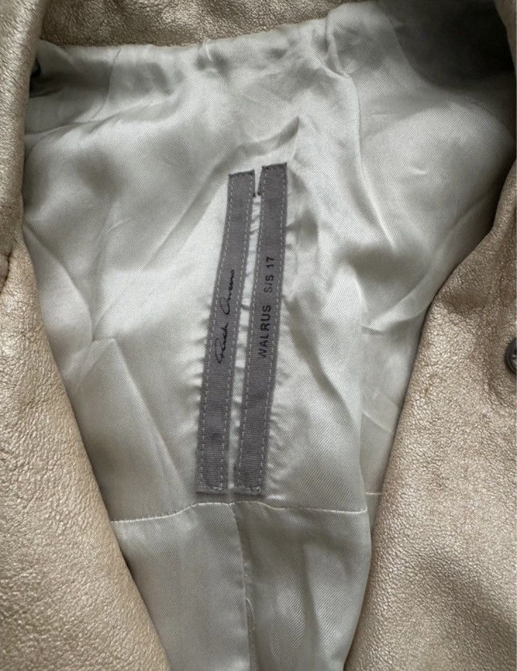 Rick Owens Rick Owens SS17 Sleeveless Leather Jacket Size US M / EU 48-50 / 2 - 2 Thumbnail