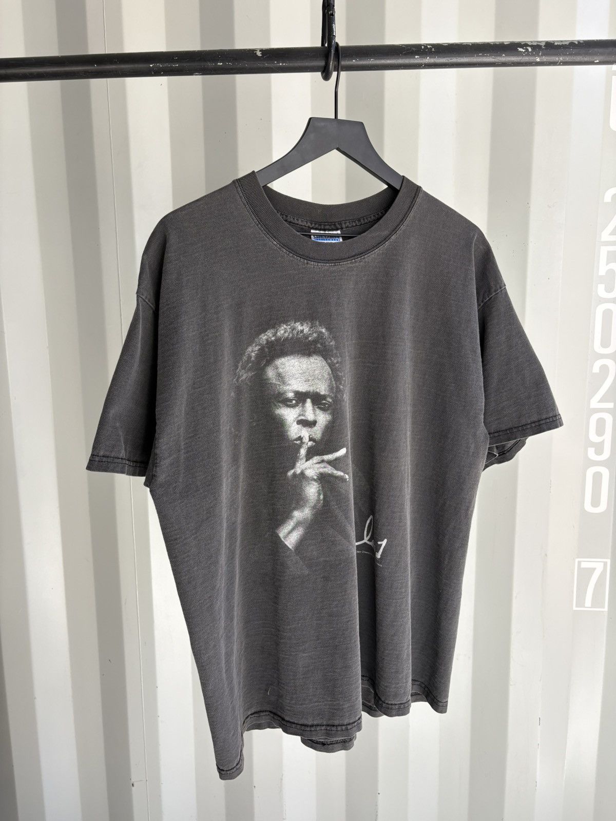 Band Tees Vintage Jazz Miles Davis Shirt Distressed Shirt Grunge Band Size US XL / EU 56 / 4 - 1 Thumbnail