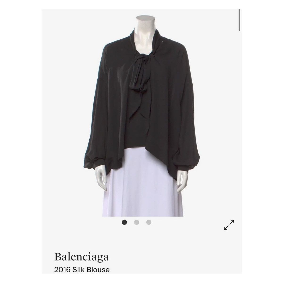 Balenciaga Balenciaga Blouse SS16 Size XS / US 0-2 / IT 36-38 - 8 Thumbnail