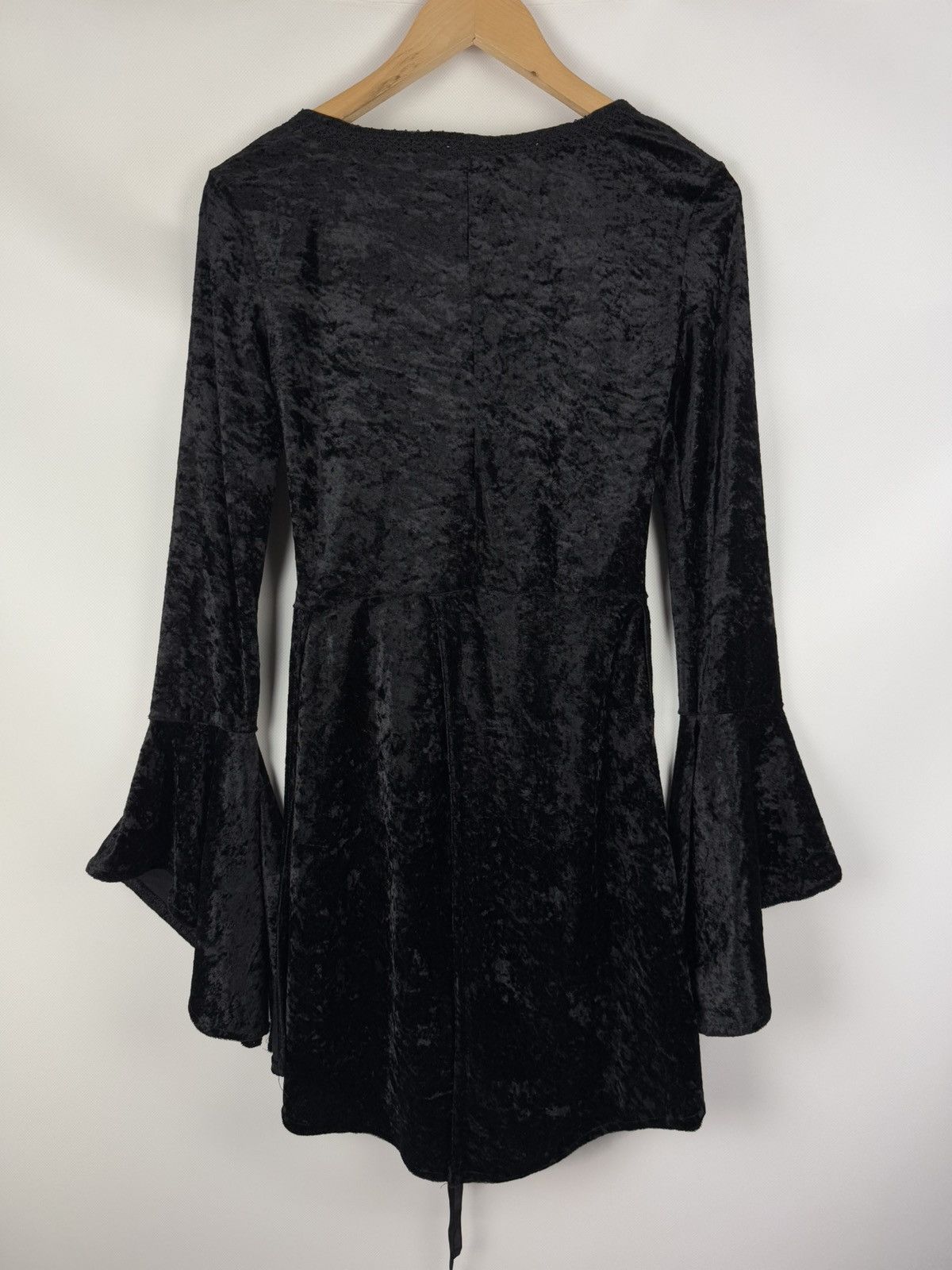 Lip Service Lip Service Gothic Witch Punk Velour Bell Sleeve Tunic Dress Size S / US 4 / IT 40 - 13 Thumbnail