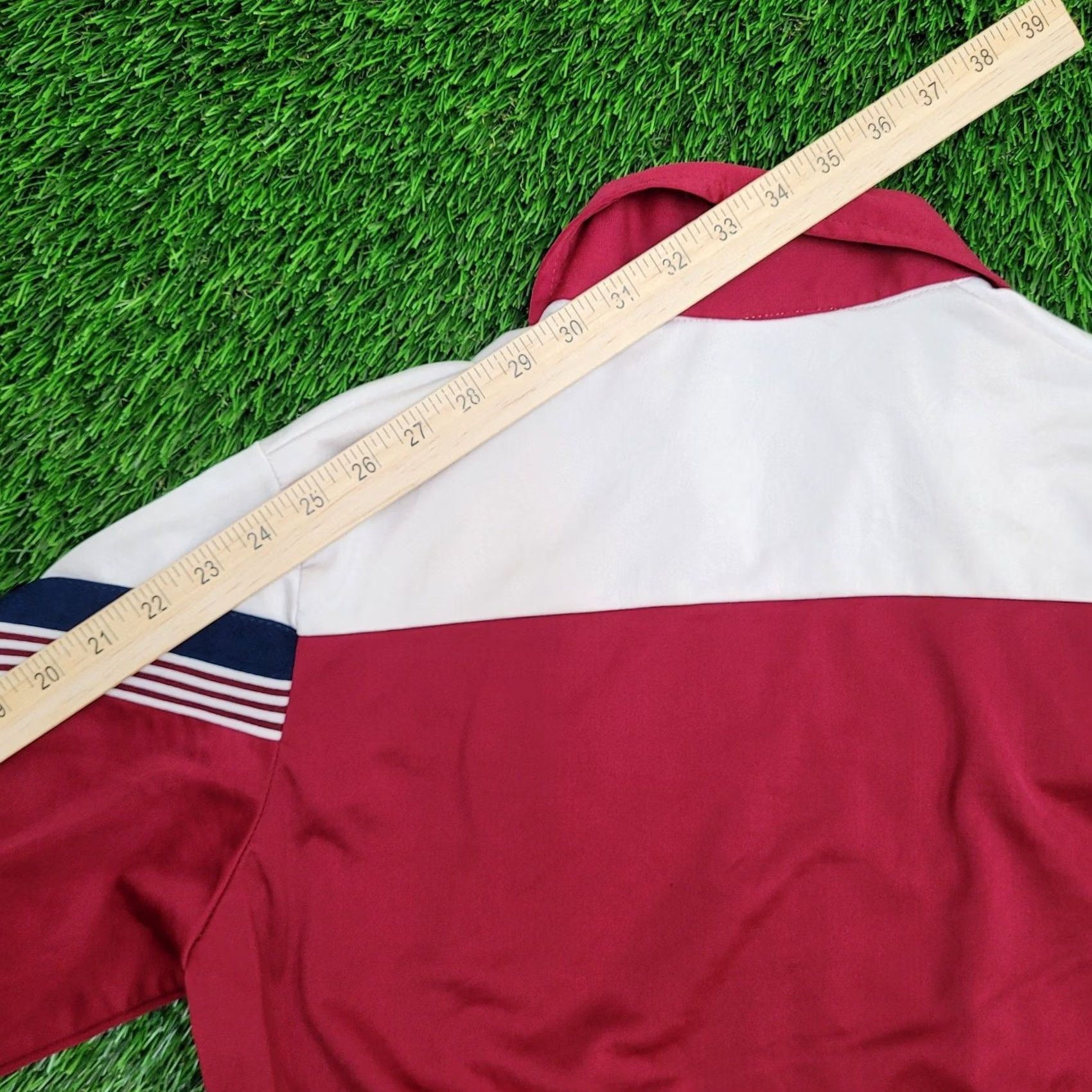 Vintage VINTAGE Footlocker Track Jacket Womens Medium Red 80s Size 4XL / US 24-26 - 3 Thumbnail
